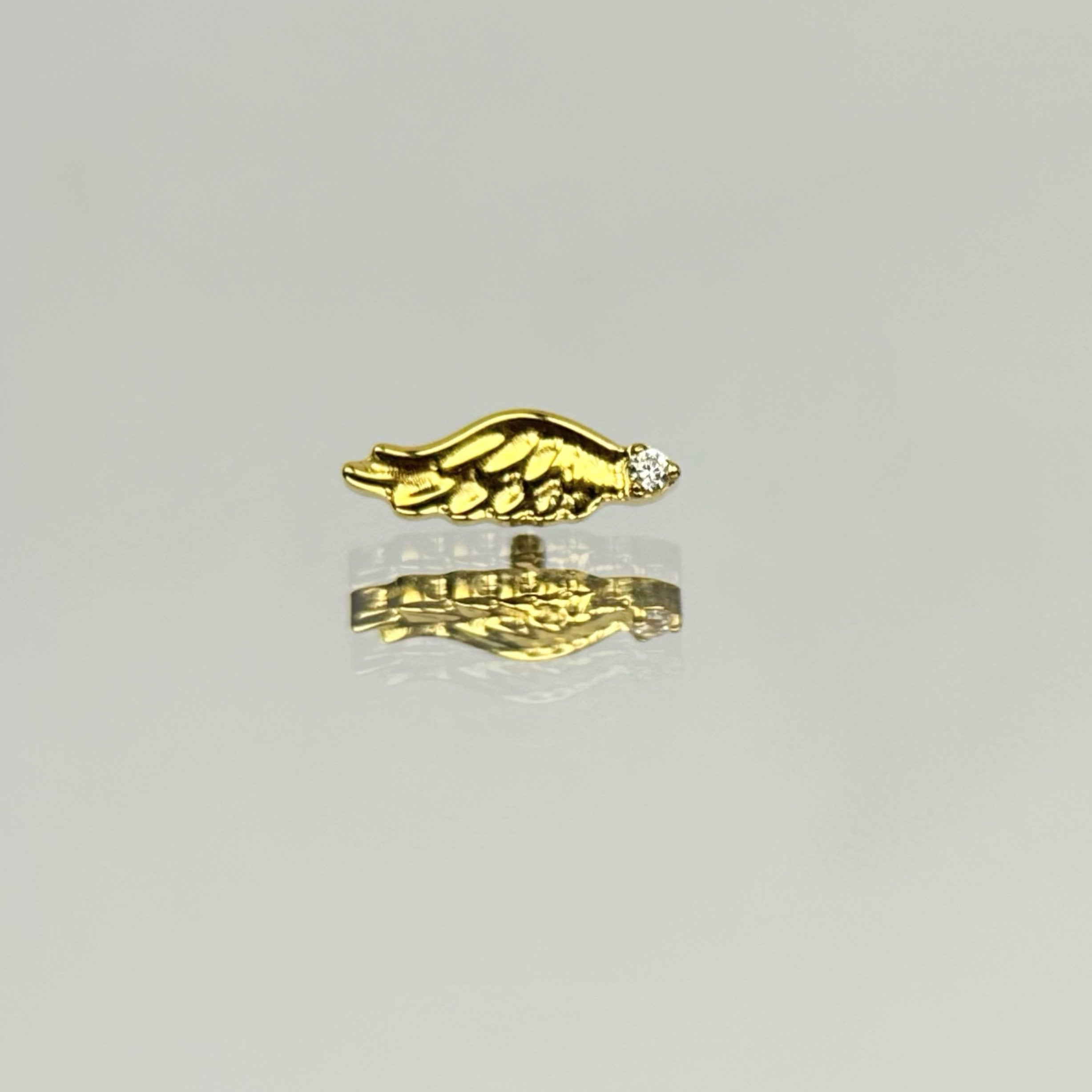 Gold Divine Wings Earrings