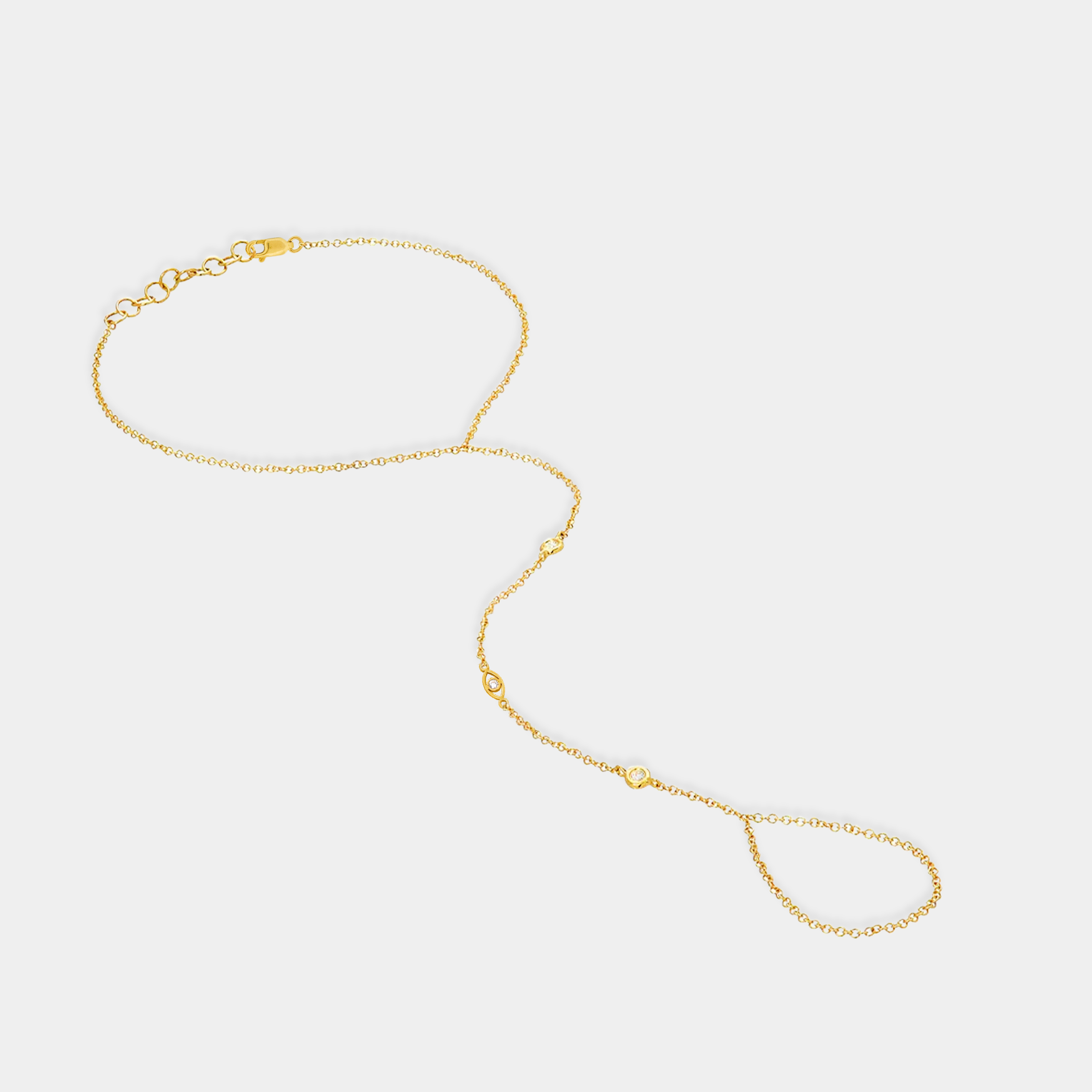 All Eyes on Me CZ Hand Chain