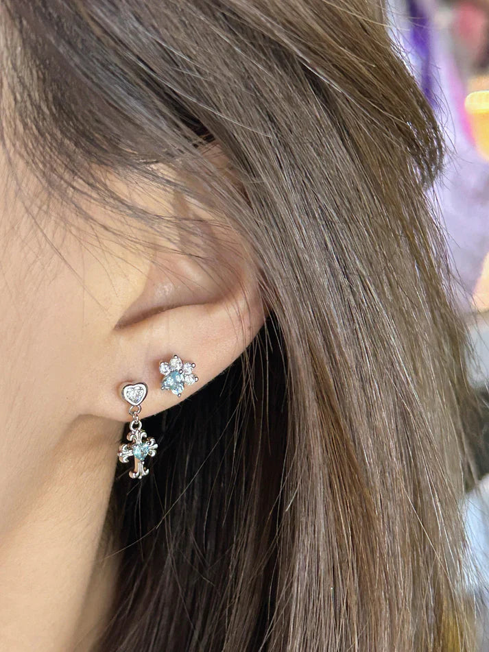 Divine Drop Helix Earrings