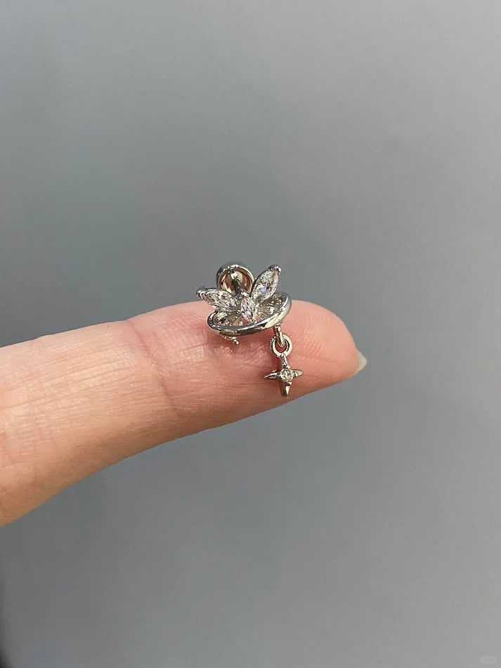 Flora Butterfly Helix Earrings