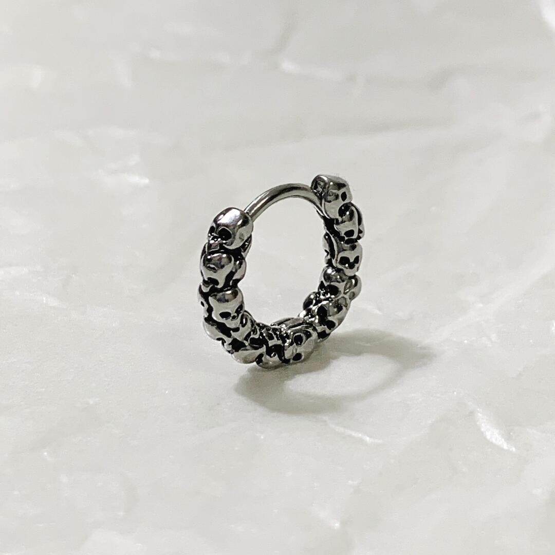 Skull Loop Earrings