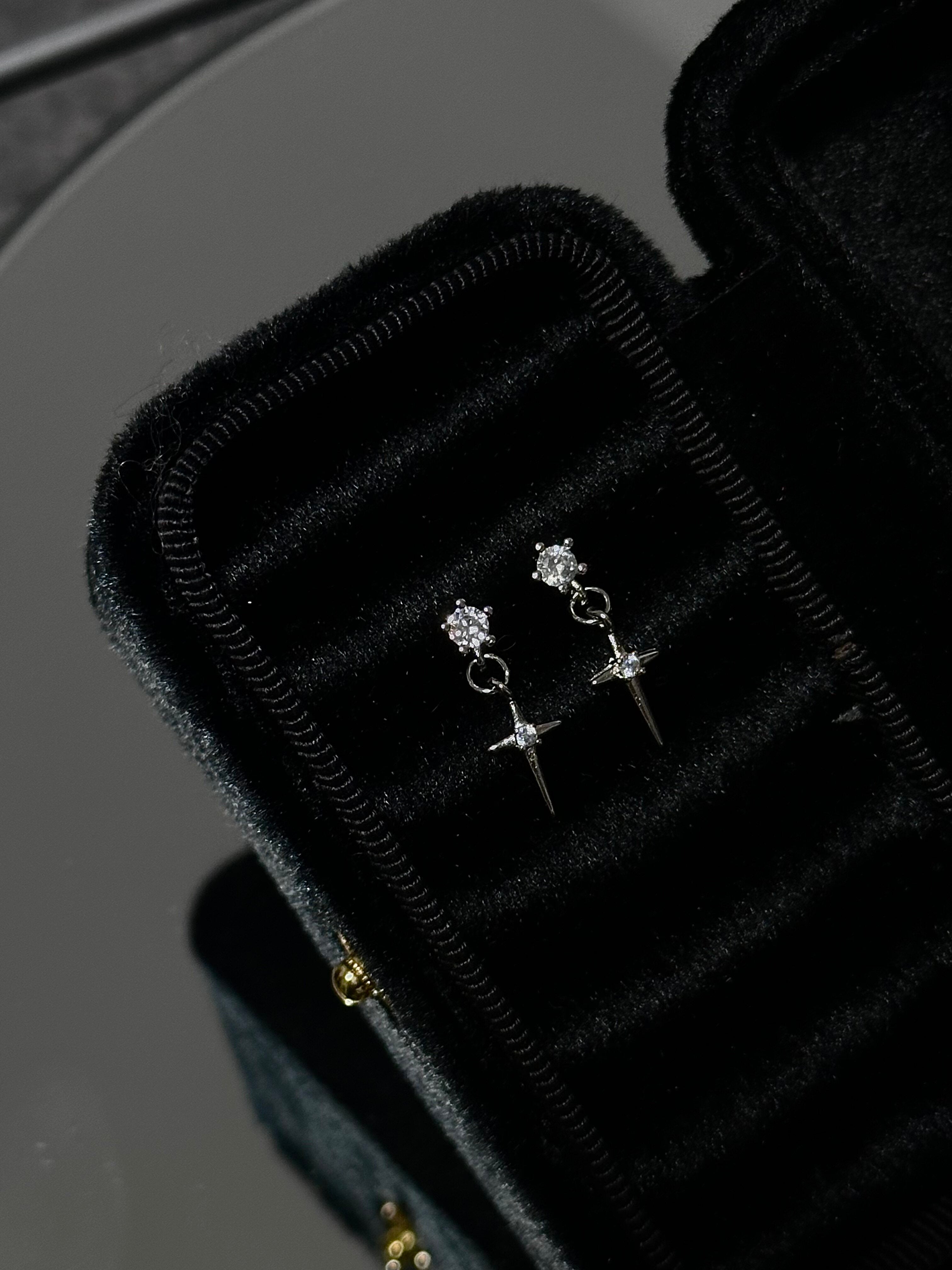 Celestial Cross Star Drop Earring