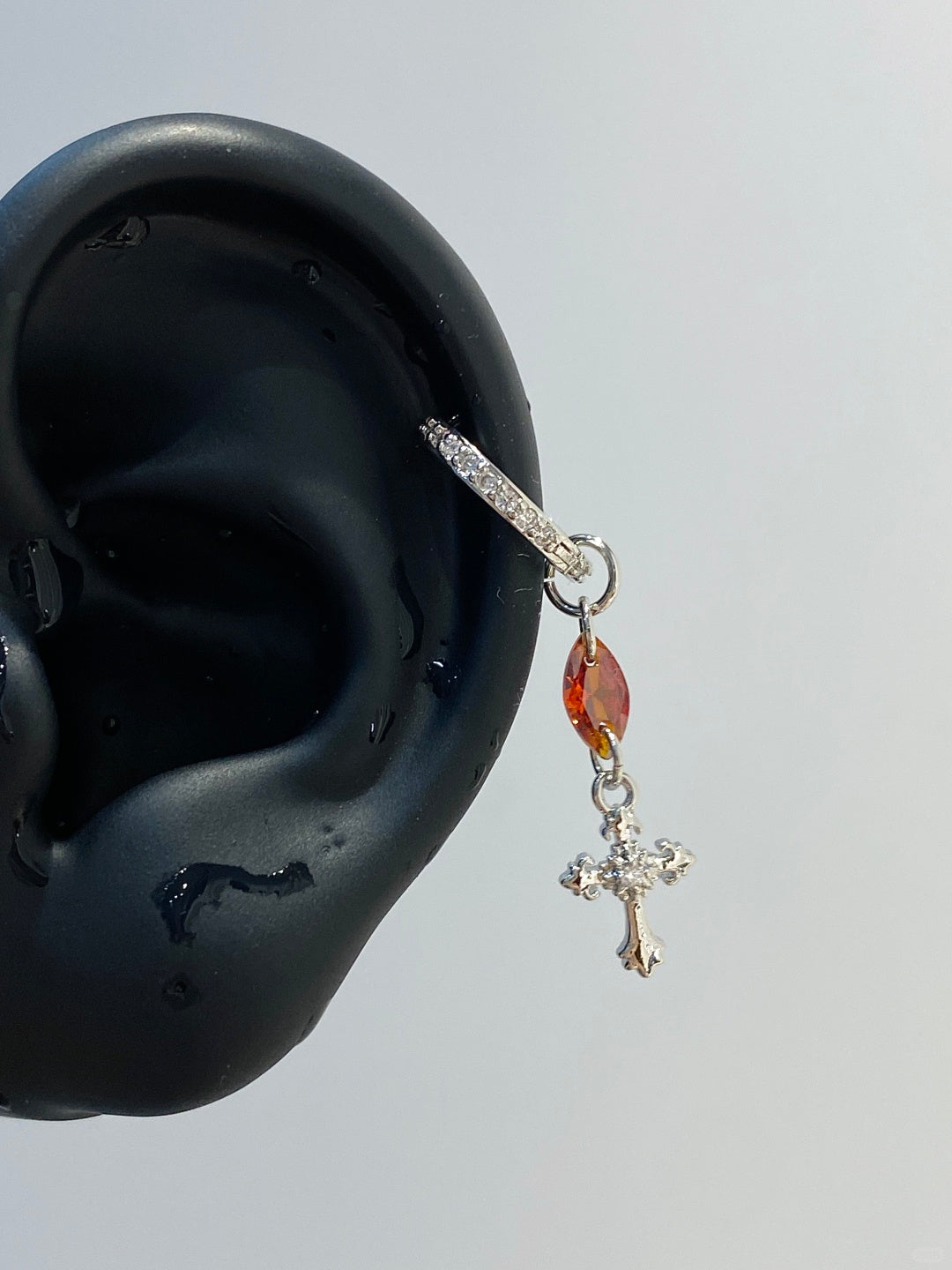 Linear Sigil Helix Earrings