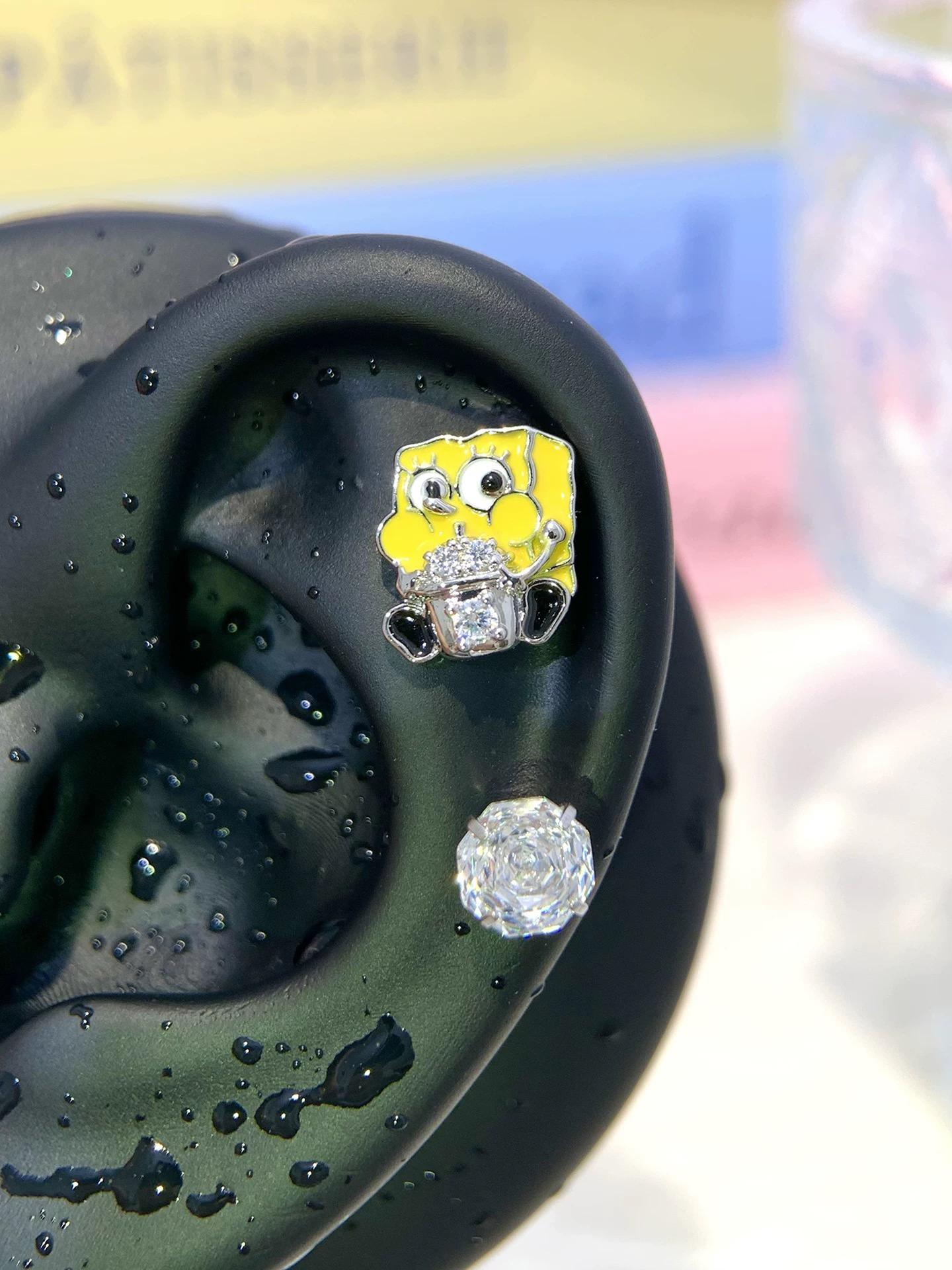 Sponge Boy Helix Earrings