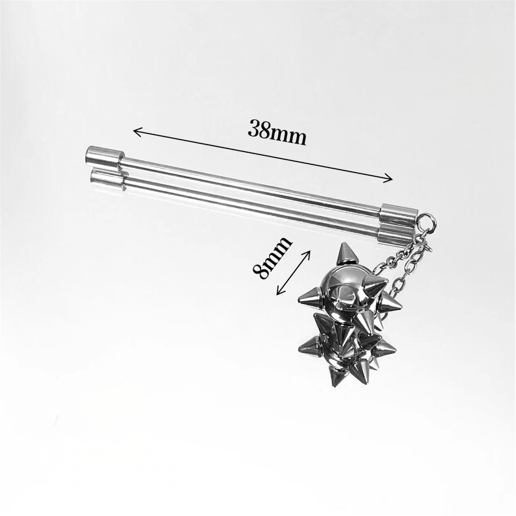 Flail Industrial Earrings