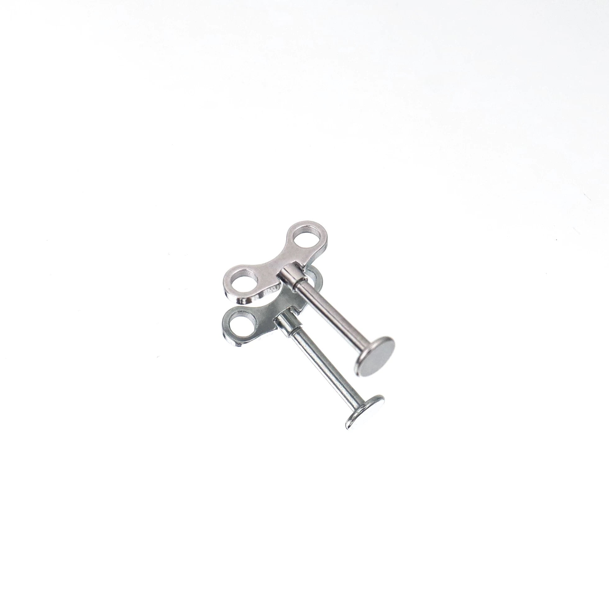 Cog Spinner Vertical Helix Earrings ( v2 )