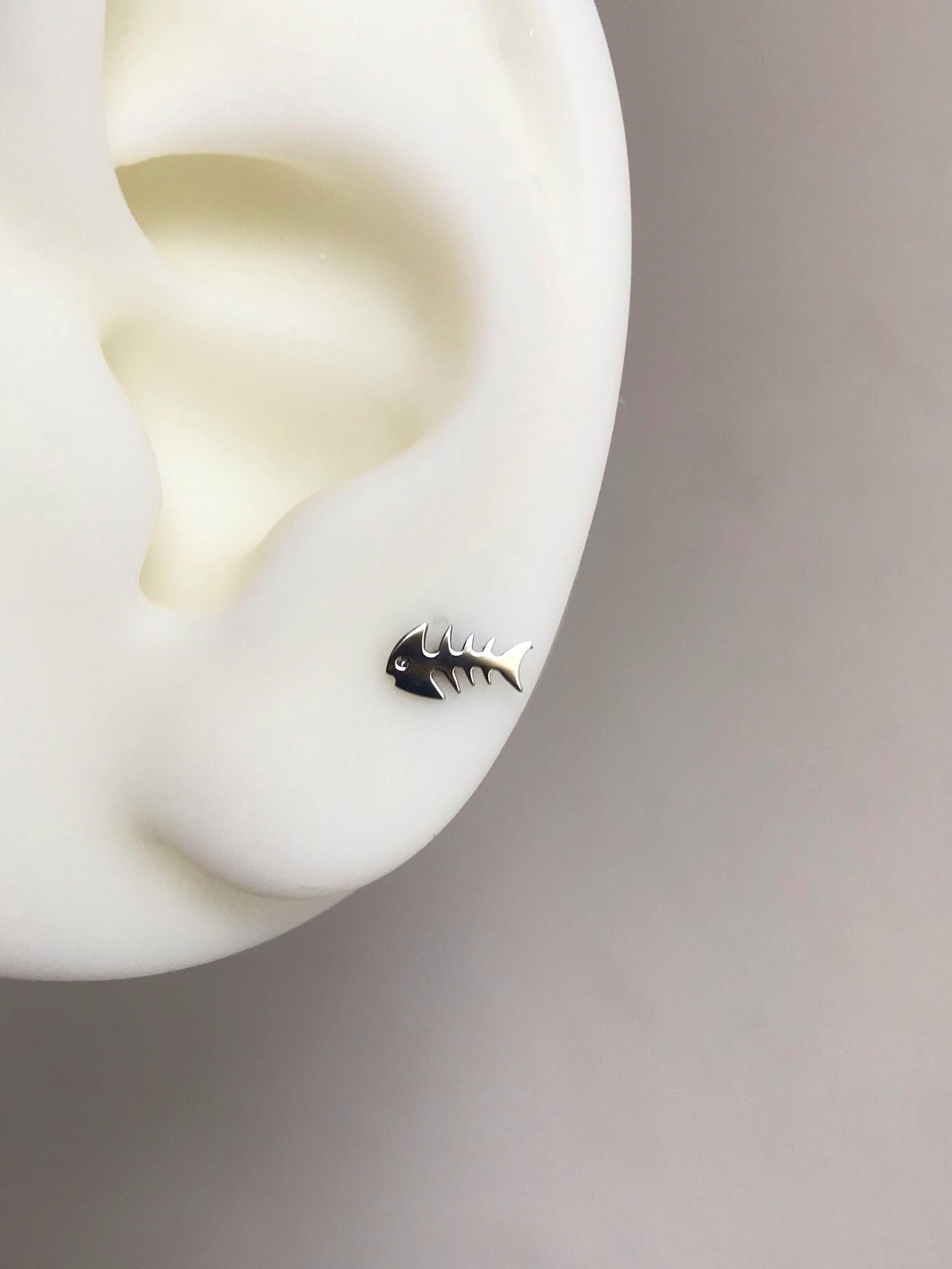 Fishbone Earrings