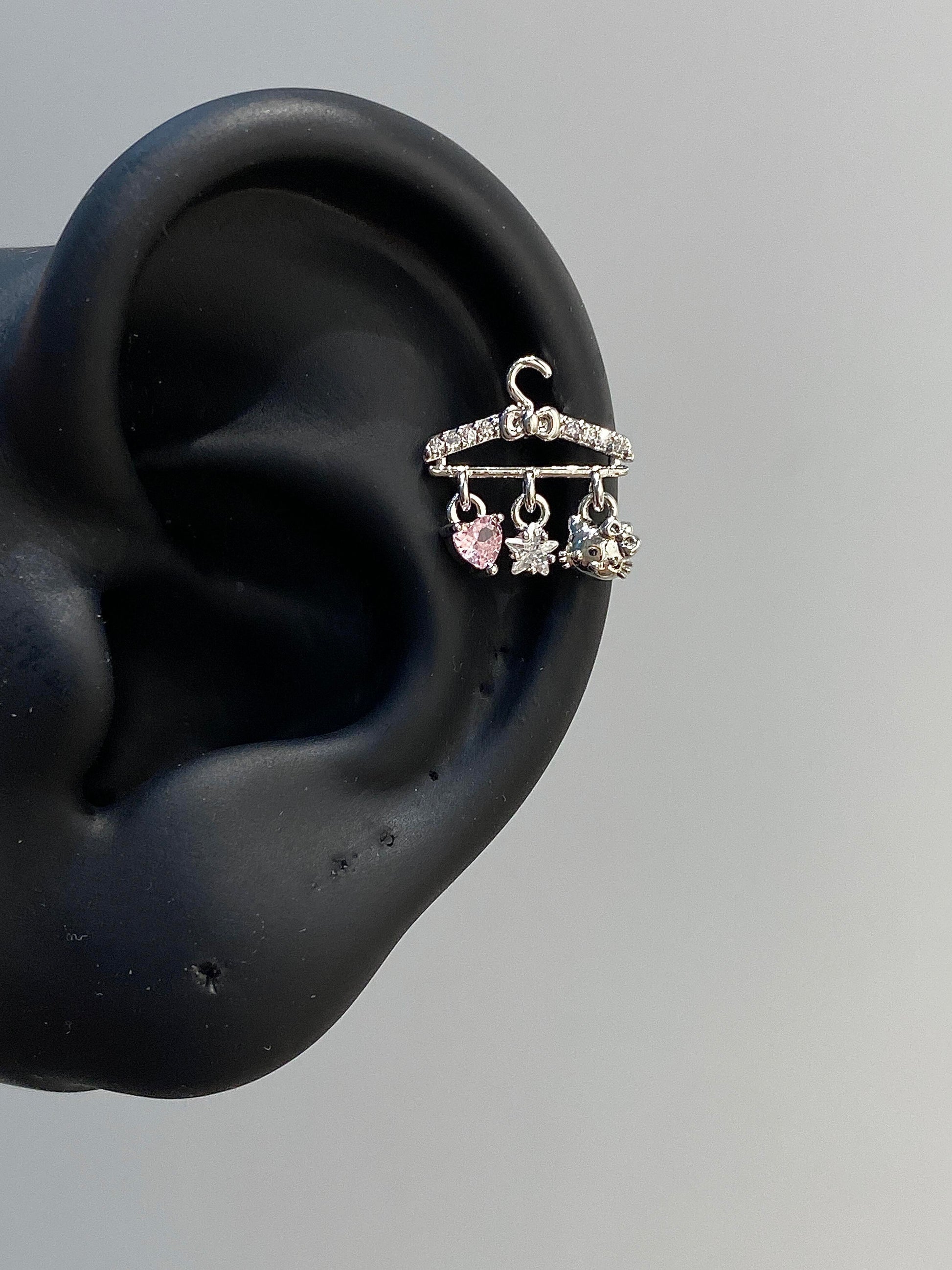 Hanging Charms Helix Earrings