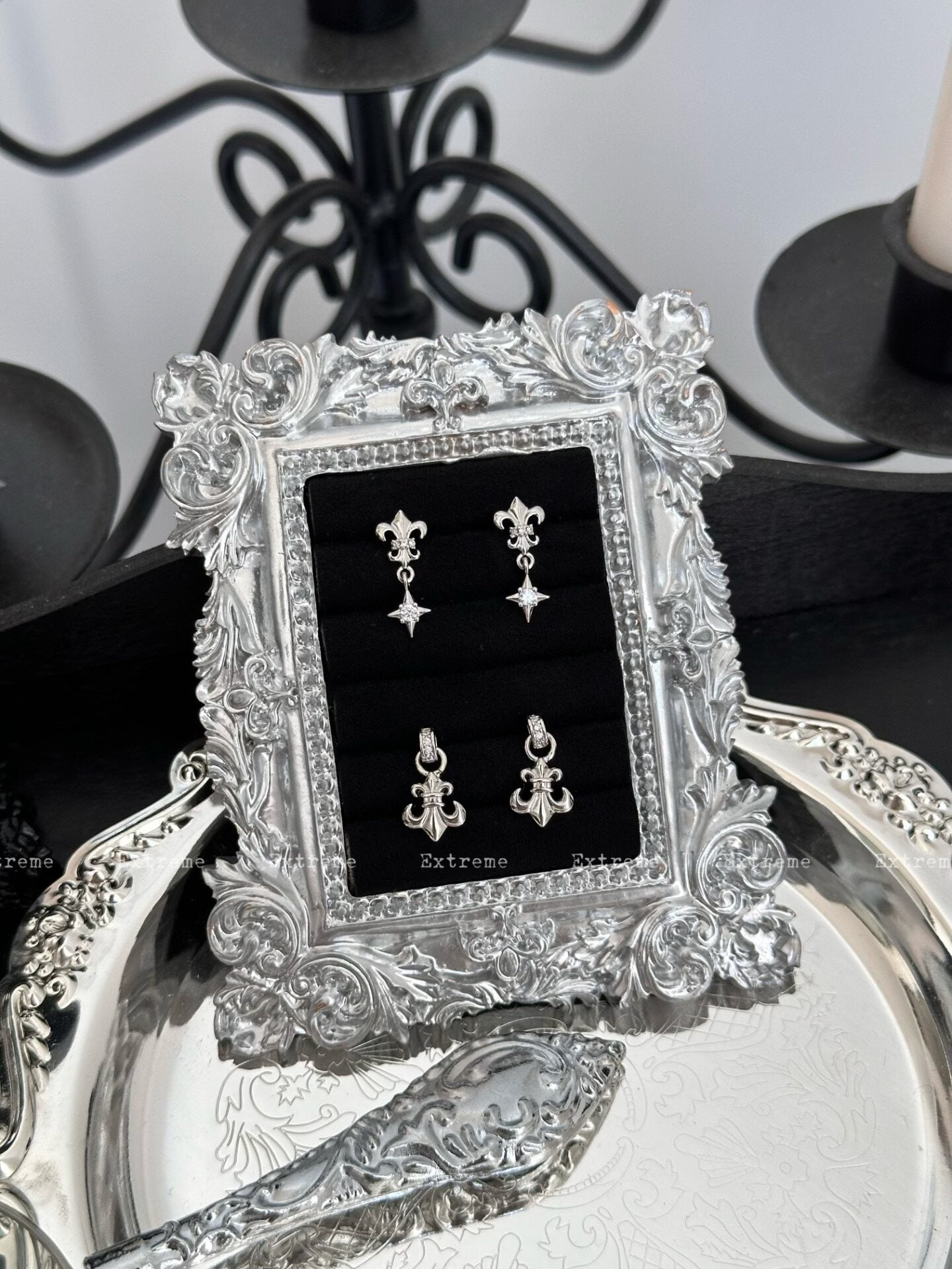 Iris Star Pendant Titanium Cartilage Earring