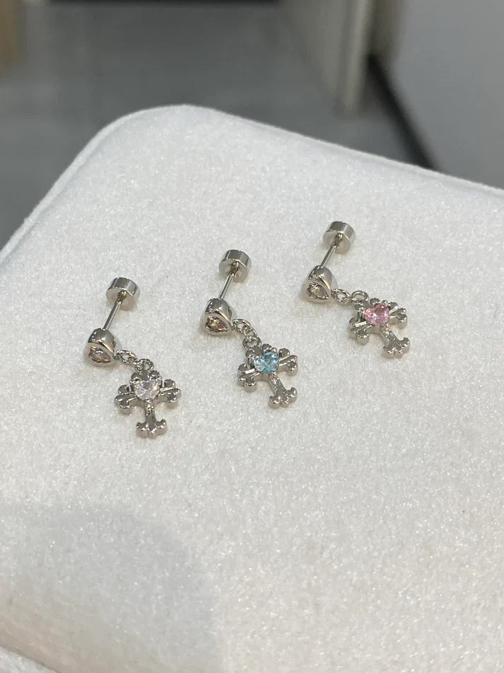 Divine Drop Helix Earrings