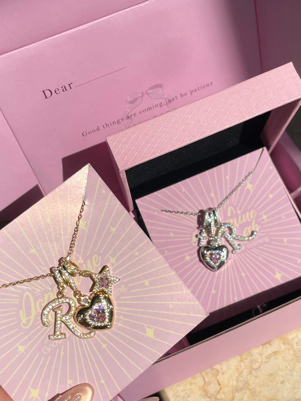 Starheart Initials Necklace