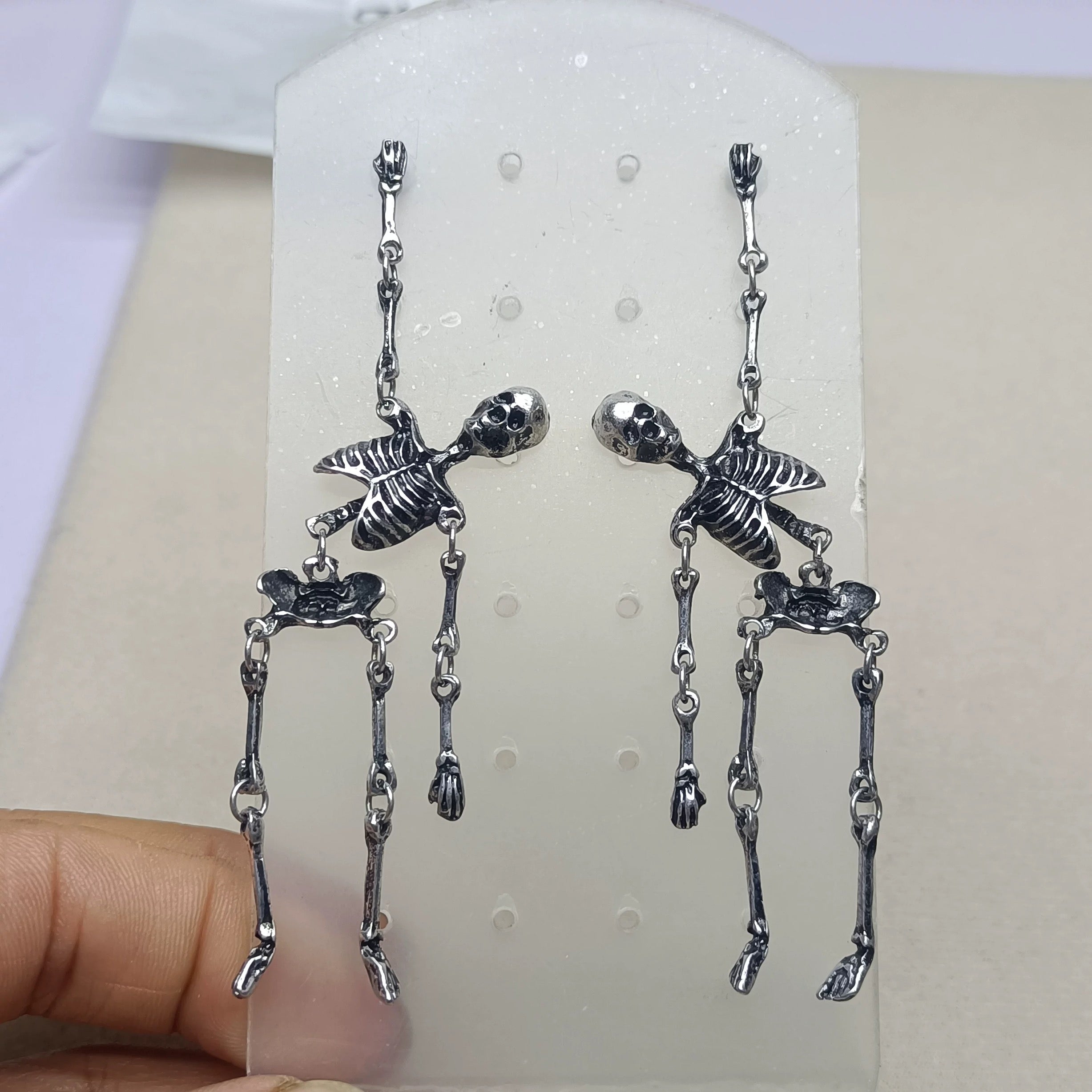 Swaying Skeleton Earrings