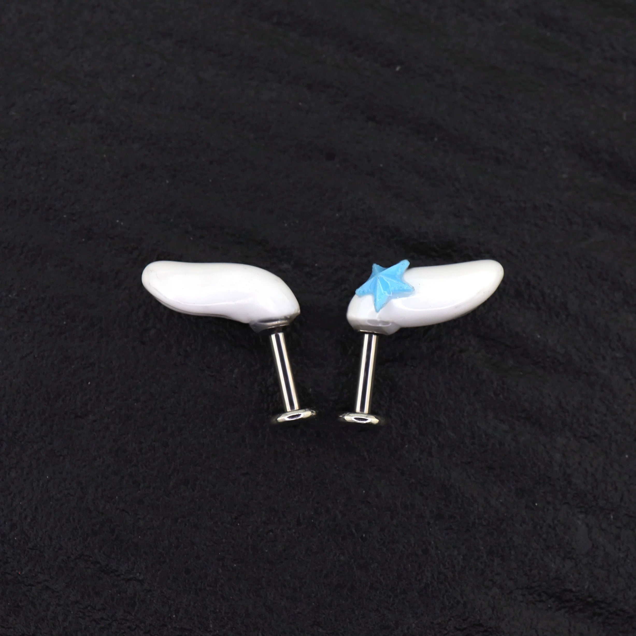 Cinna~moroll Charm Duo Vertical Helix Earrings