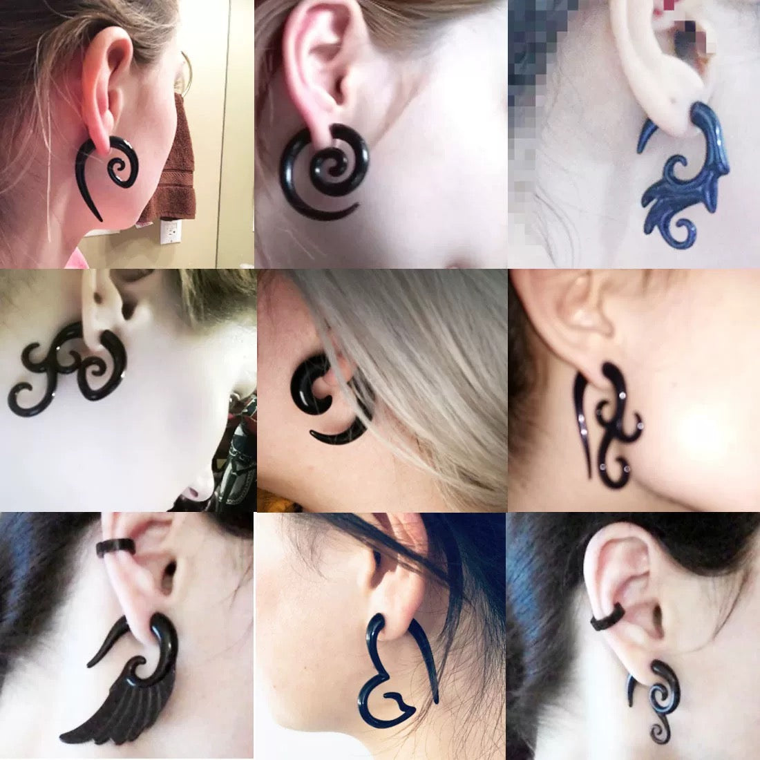 Mystic Spiral Earrings