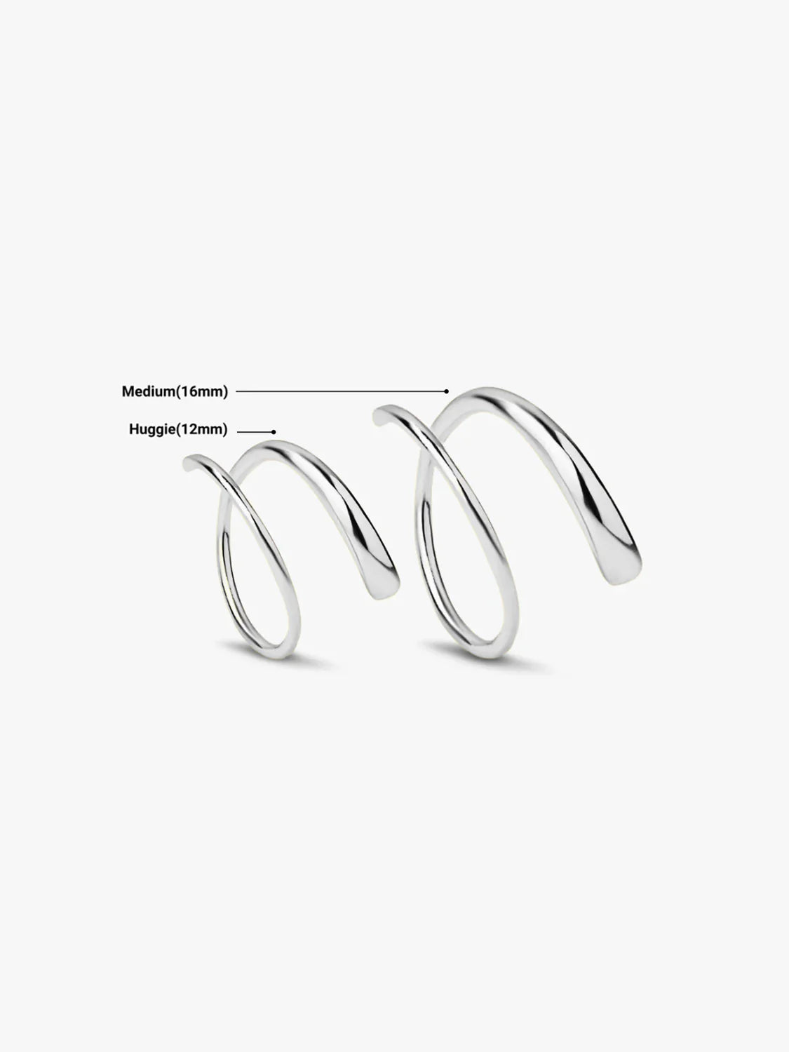 Gold Double Hoops