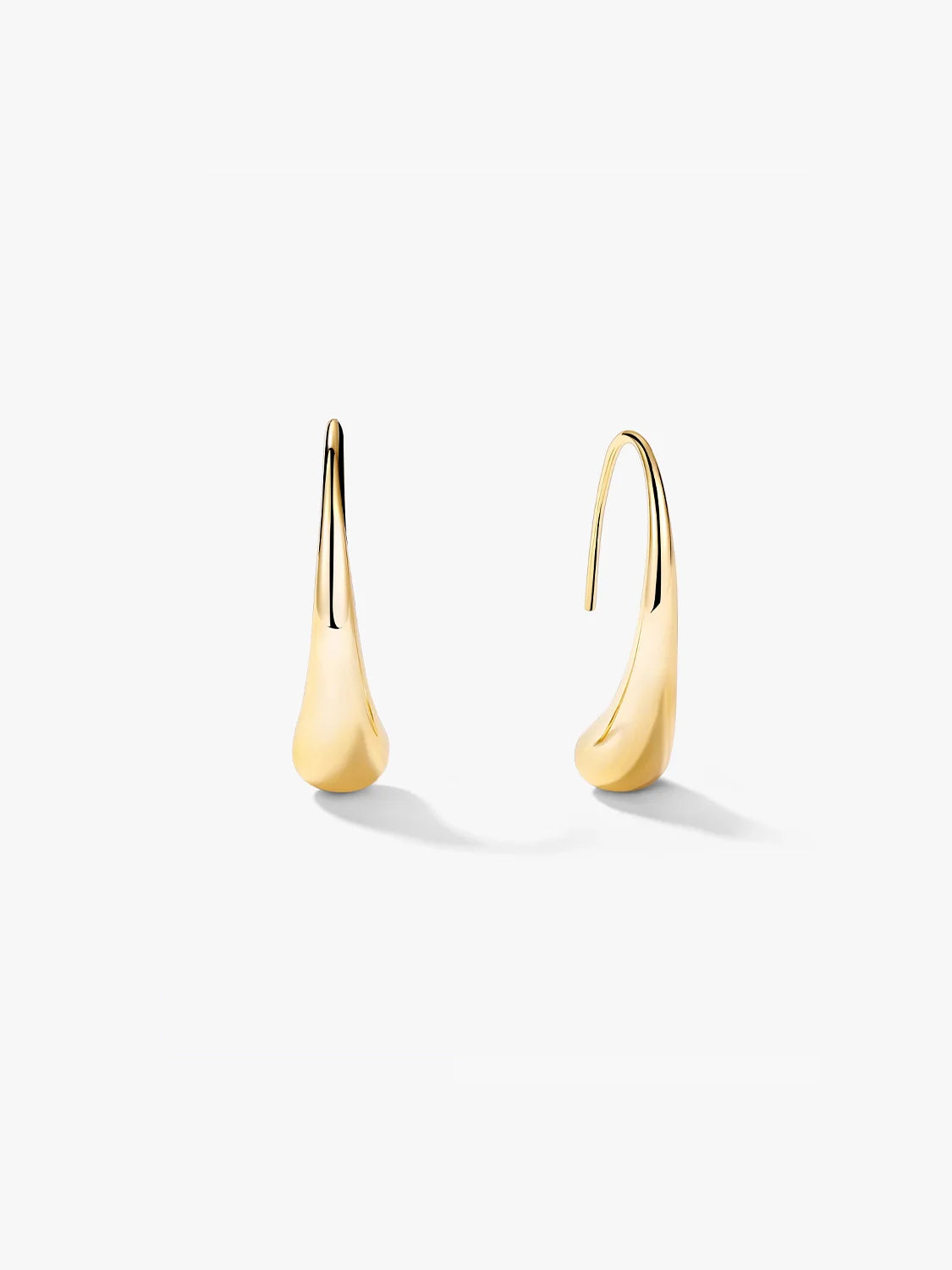 Teardrop Curved Hoops