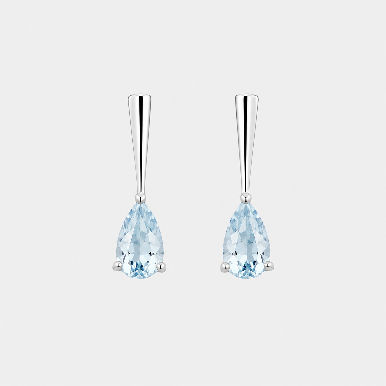Ocean Drop Crystal Hook Earrings