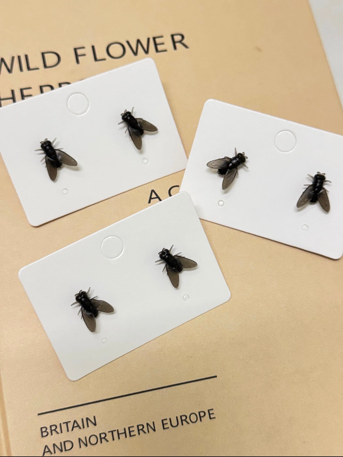 Housefly Earrings