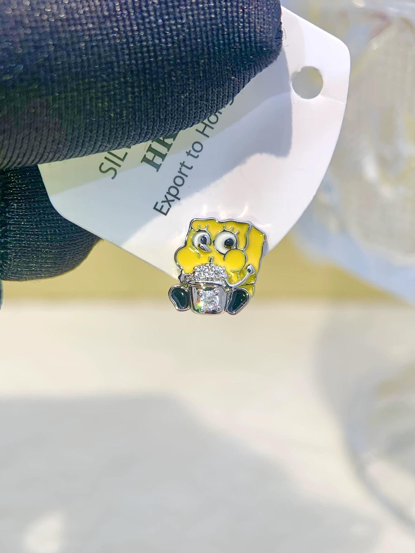 Sponge Boy Helix Earrings