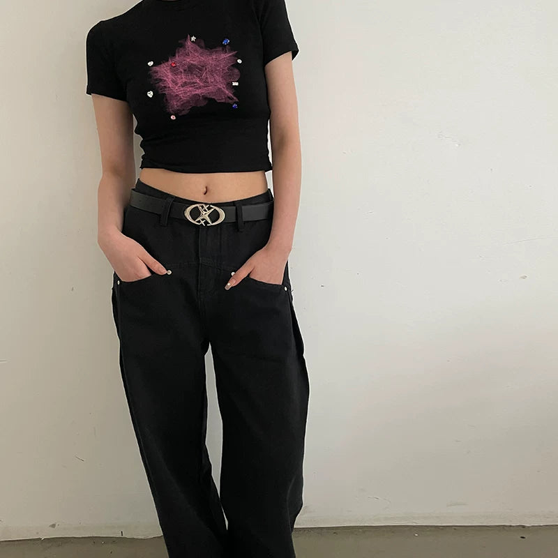 Dopamine belt women's 2026 new summer y2k millennial babes pink belt versatile Korean version simple ins tide