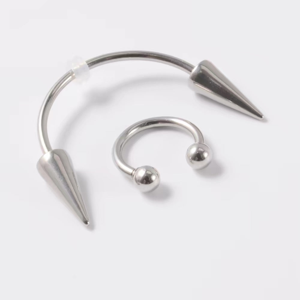 Silver Eternal Hunter Septum Ring