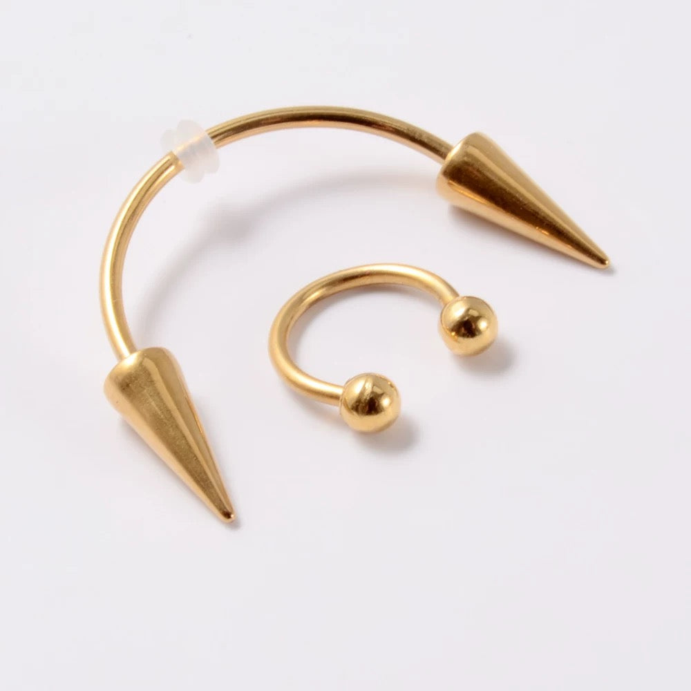 Silver Eternal Hunter Septum Ring