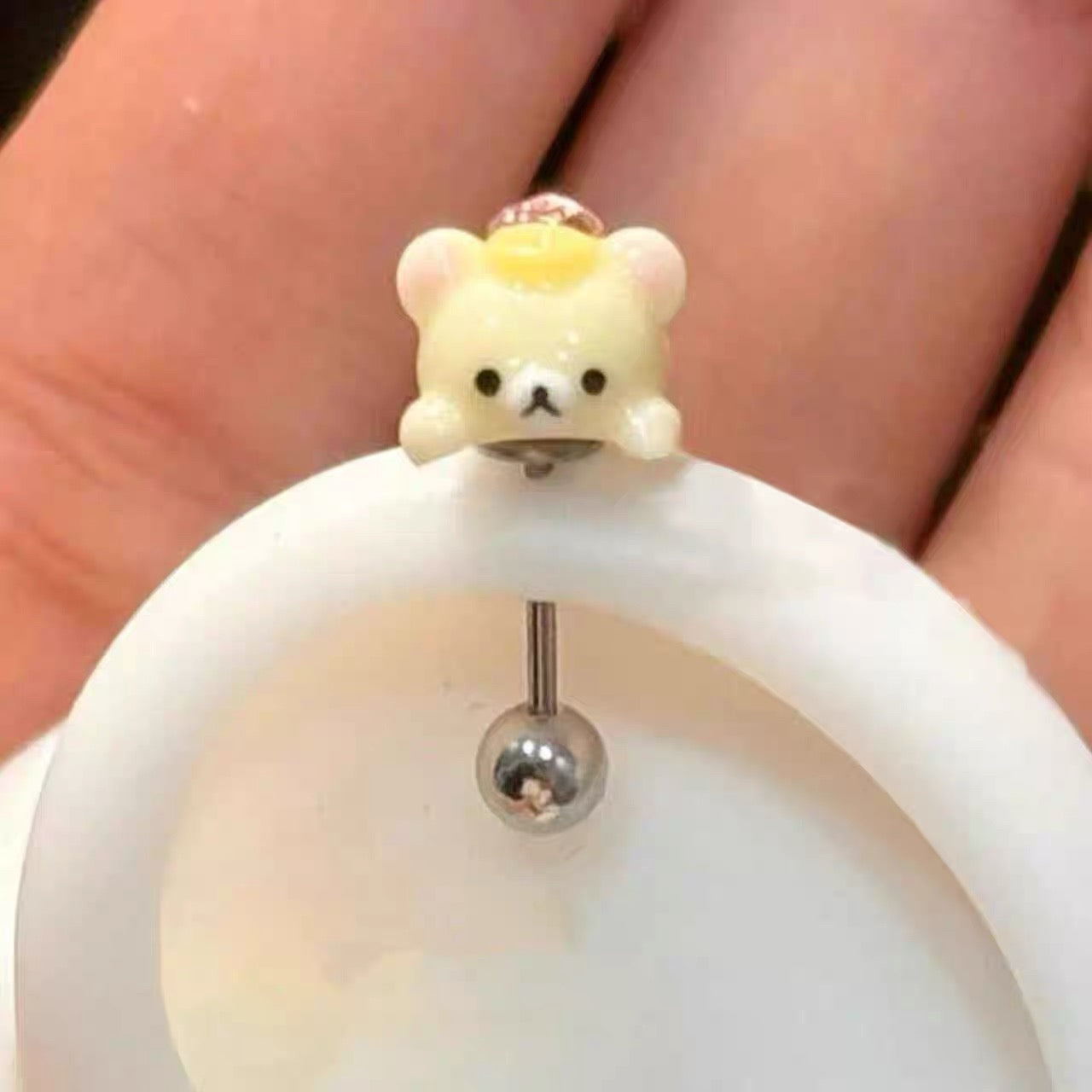 Rilakkuma Vertical Helix Earrings