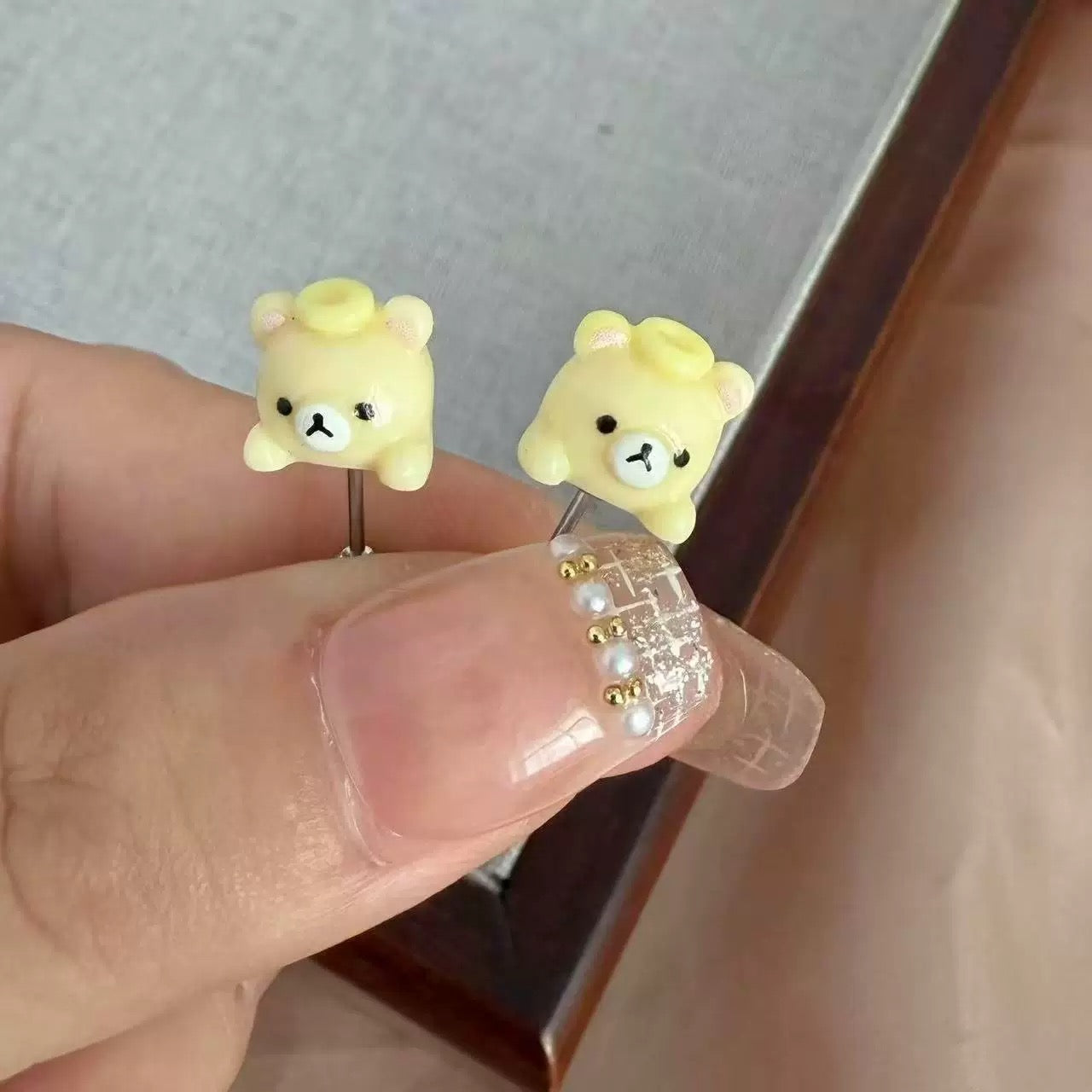 Korilakkuma Vertical Helix Earrings