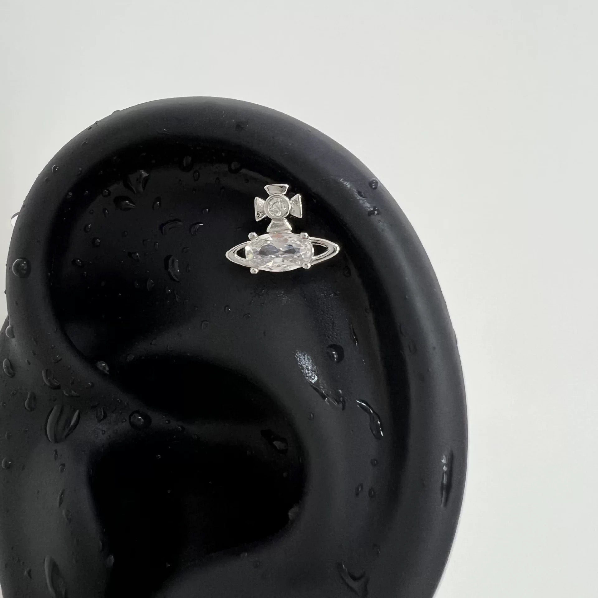 Orbit Crystal Helix Stud