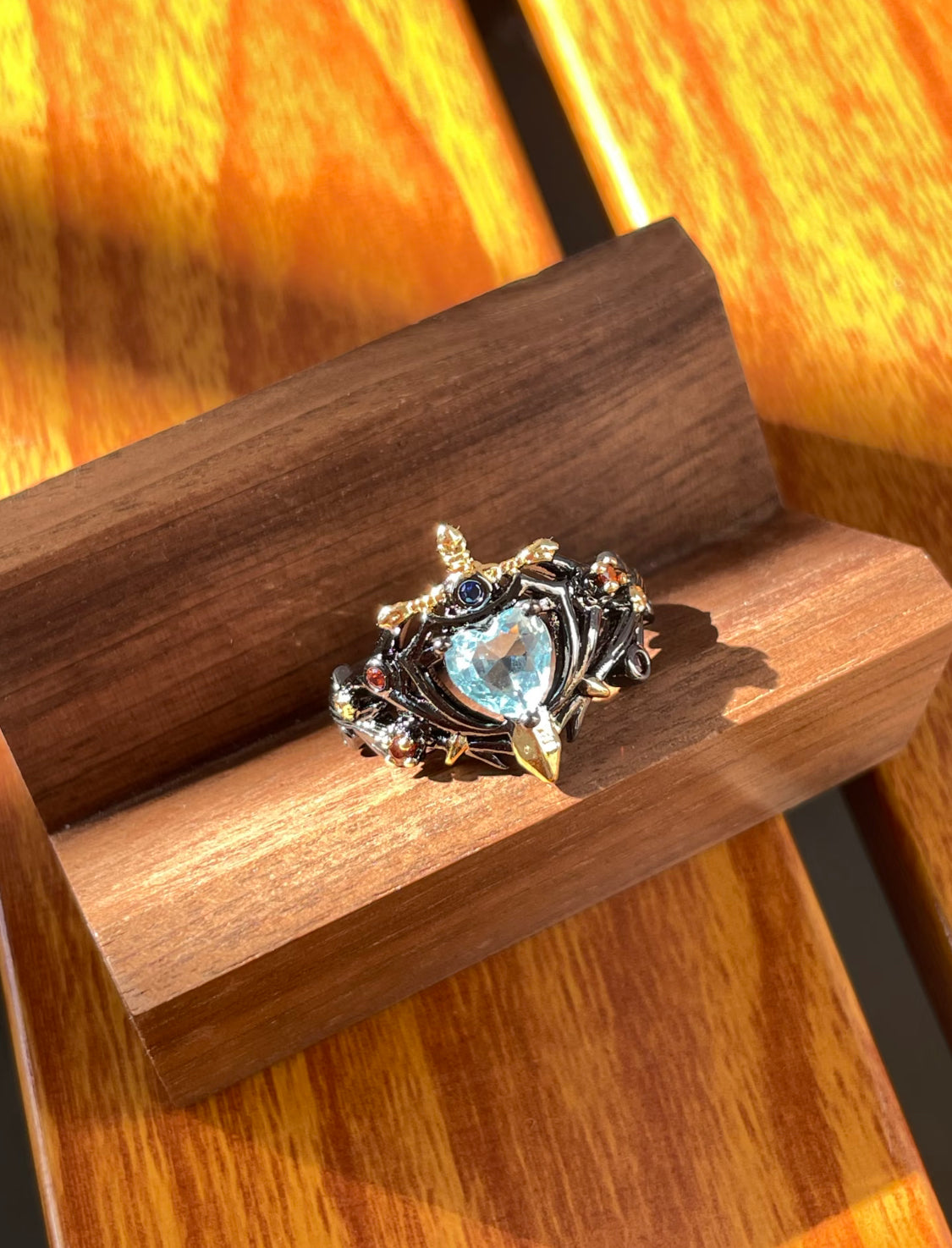 Midnight Frost Ring