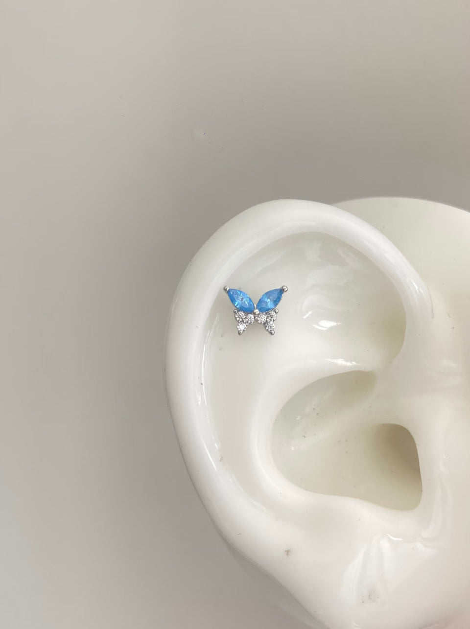 Azure Butterfly Dangle Earring.