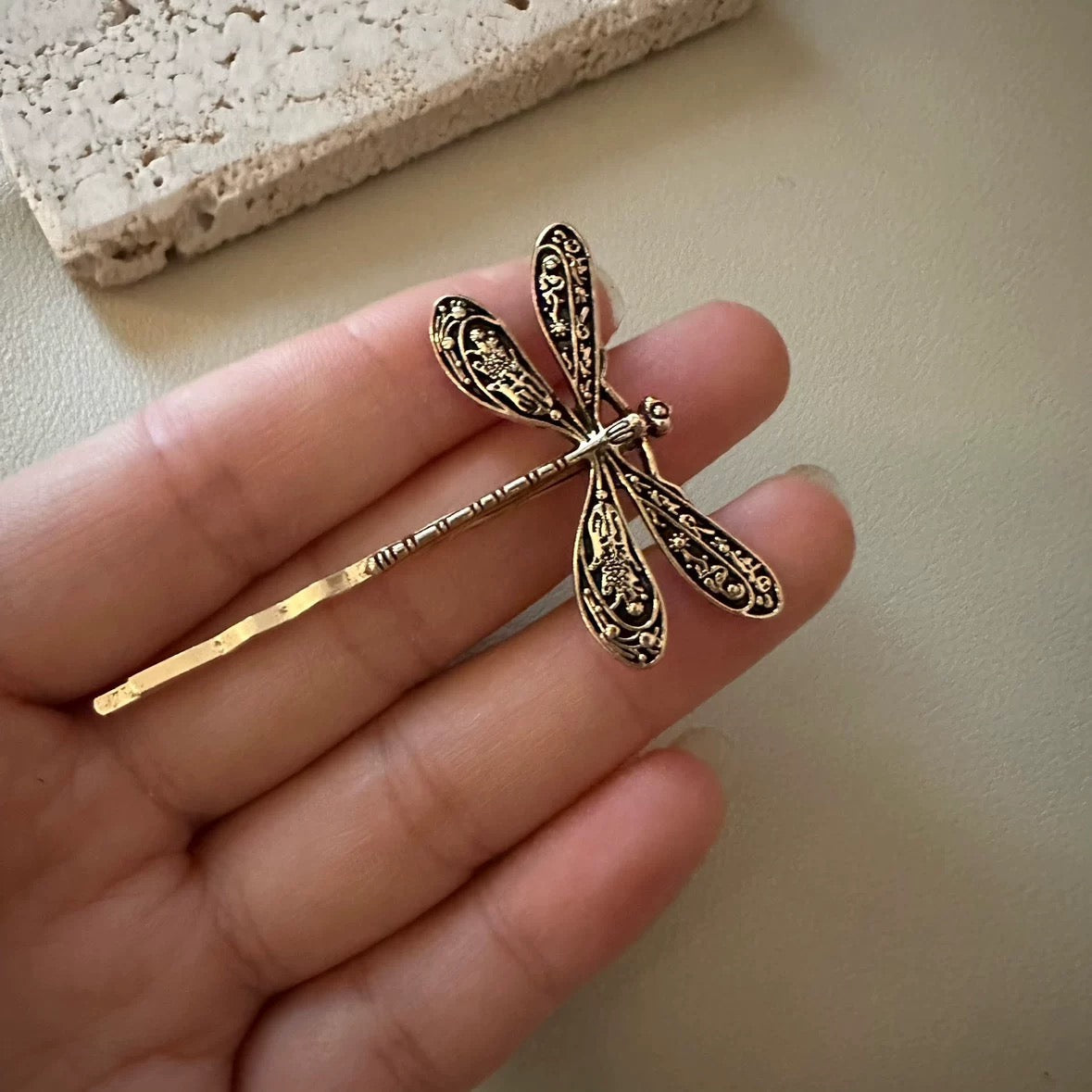 Twilight Dragonfly Hair Clips