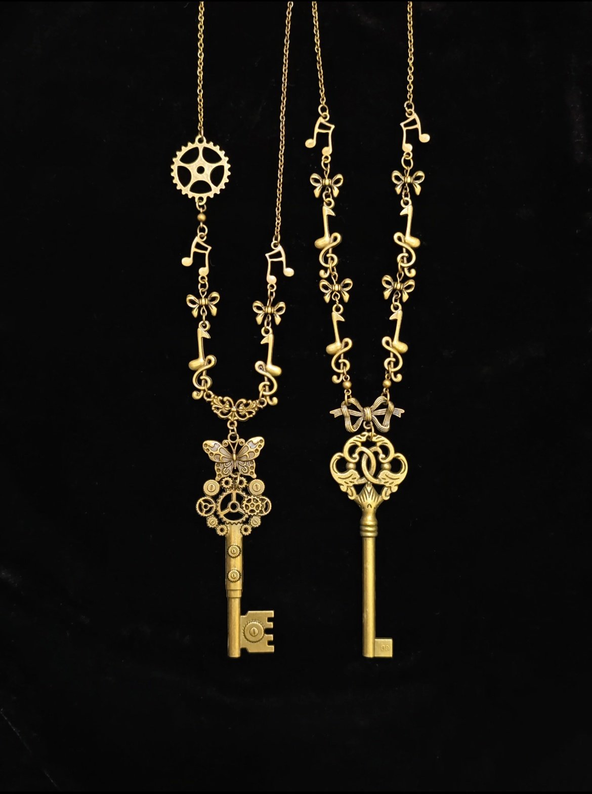 The Rosé Royalty Key Gold Necklace