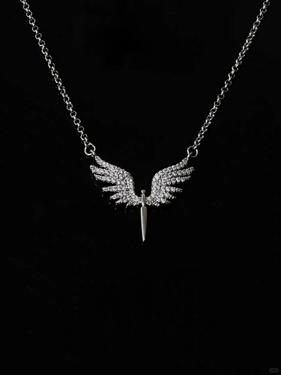Winged Dagger Necklace