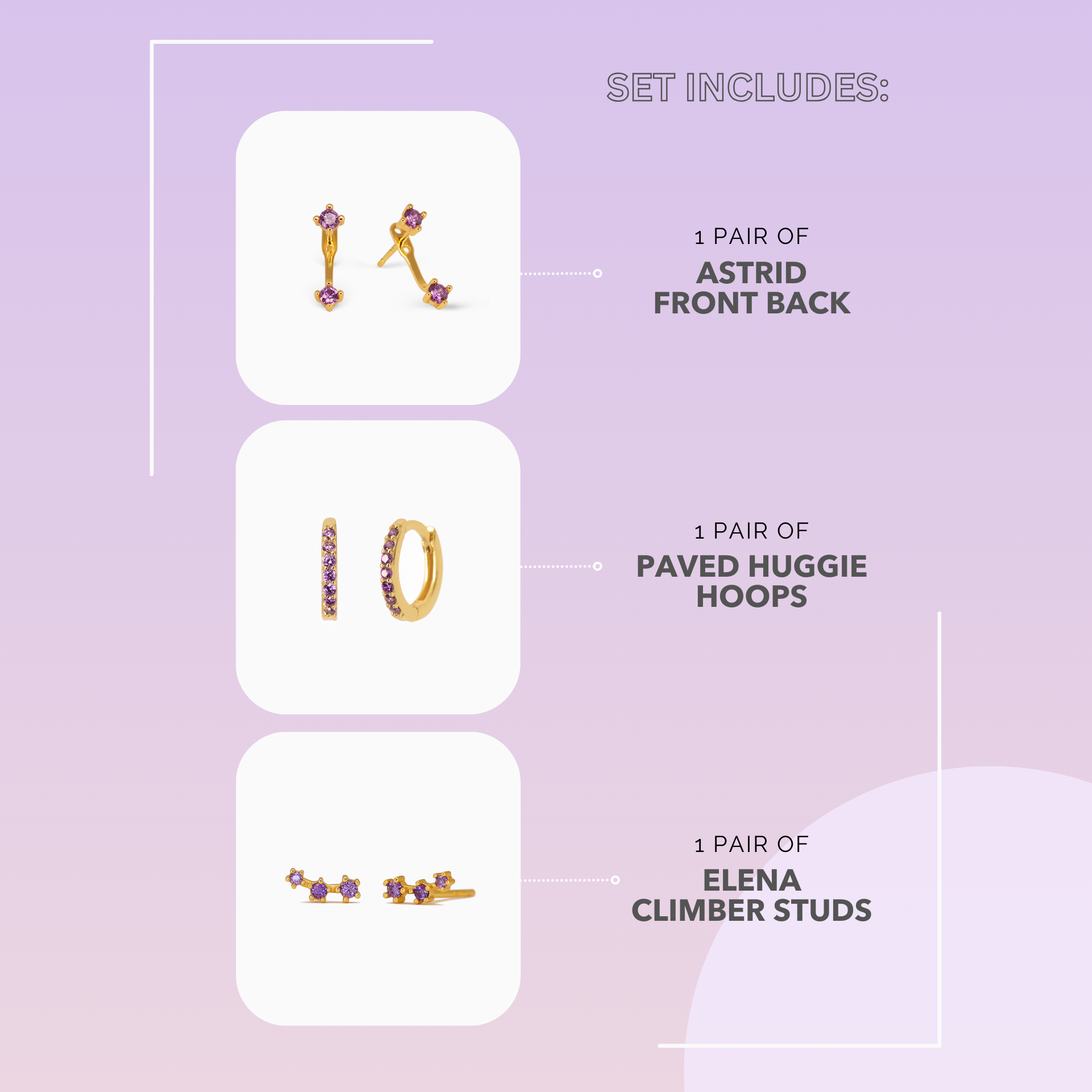 ASTRID Amethyst Set