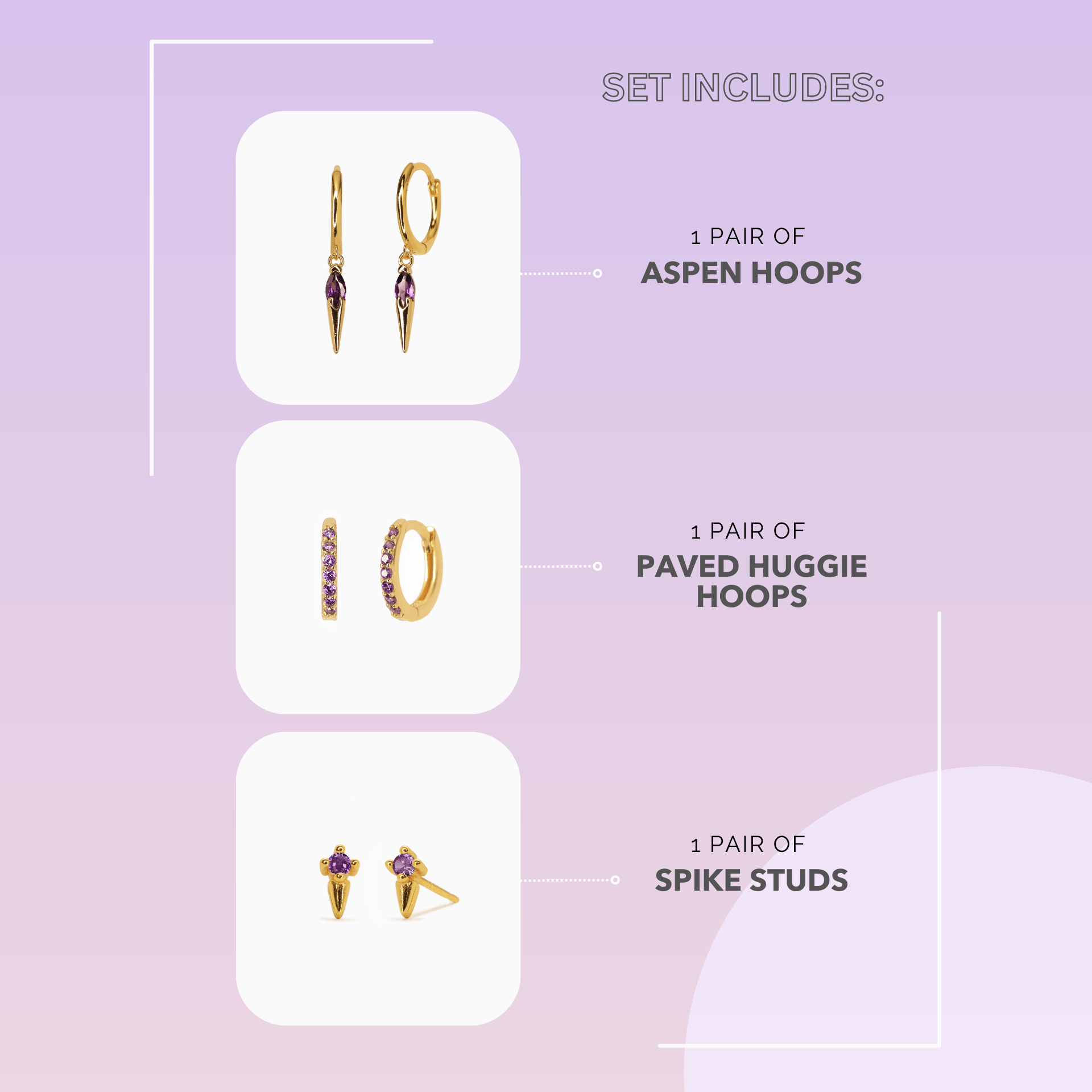 ASPEN Amethyst Set