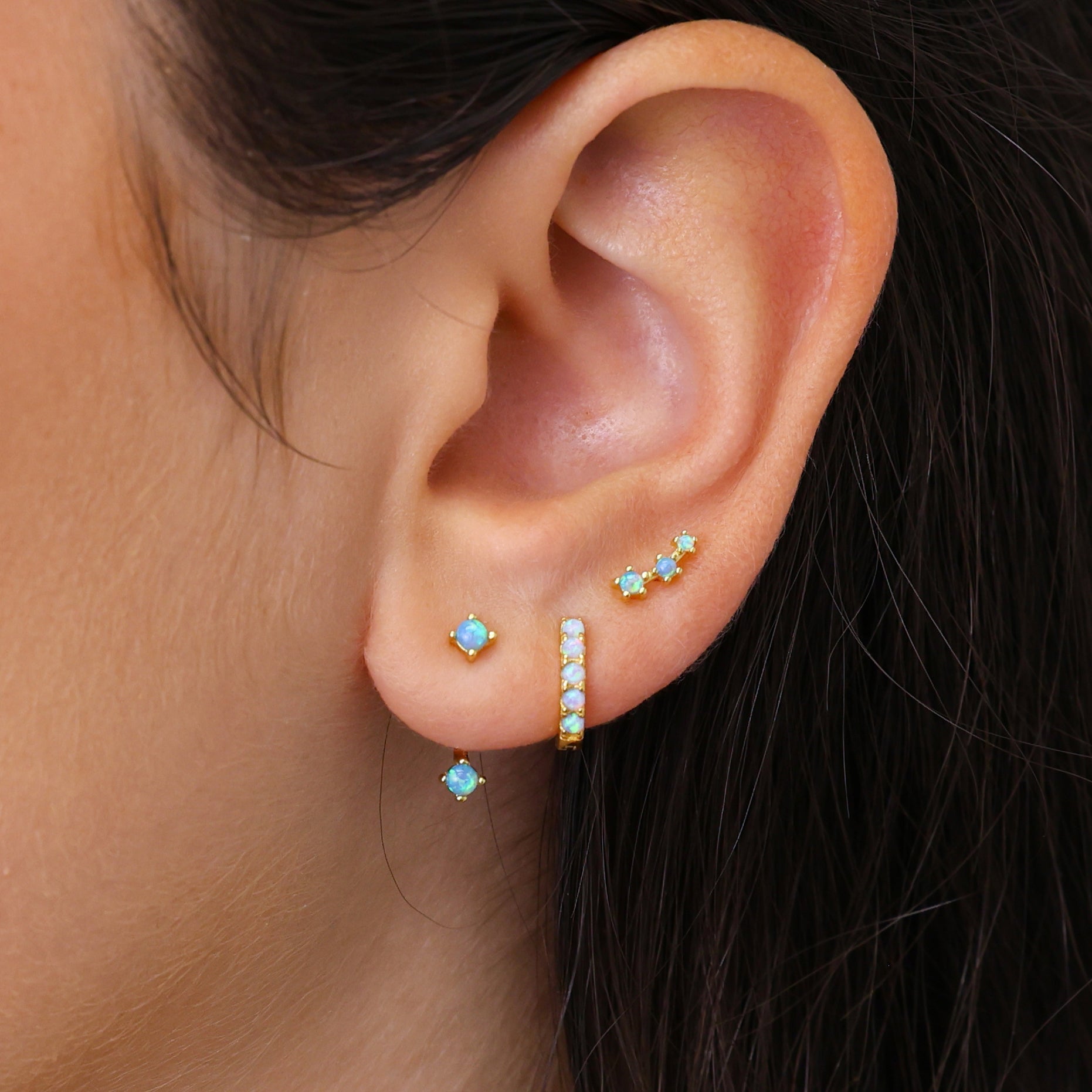 ASTRID Blue Opal Set