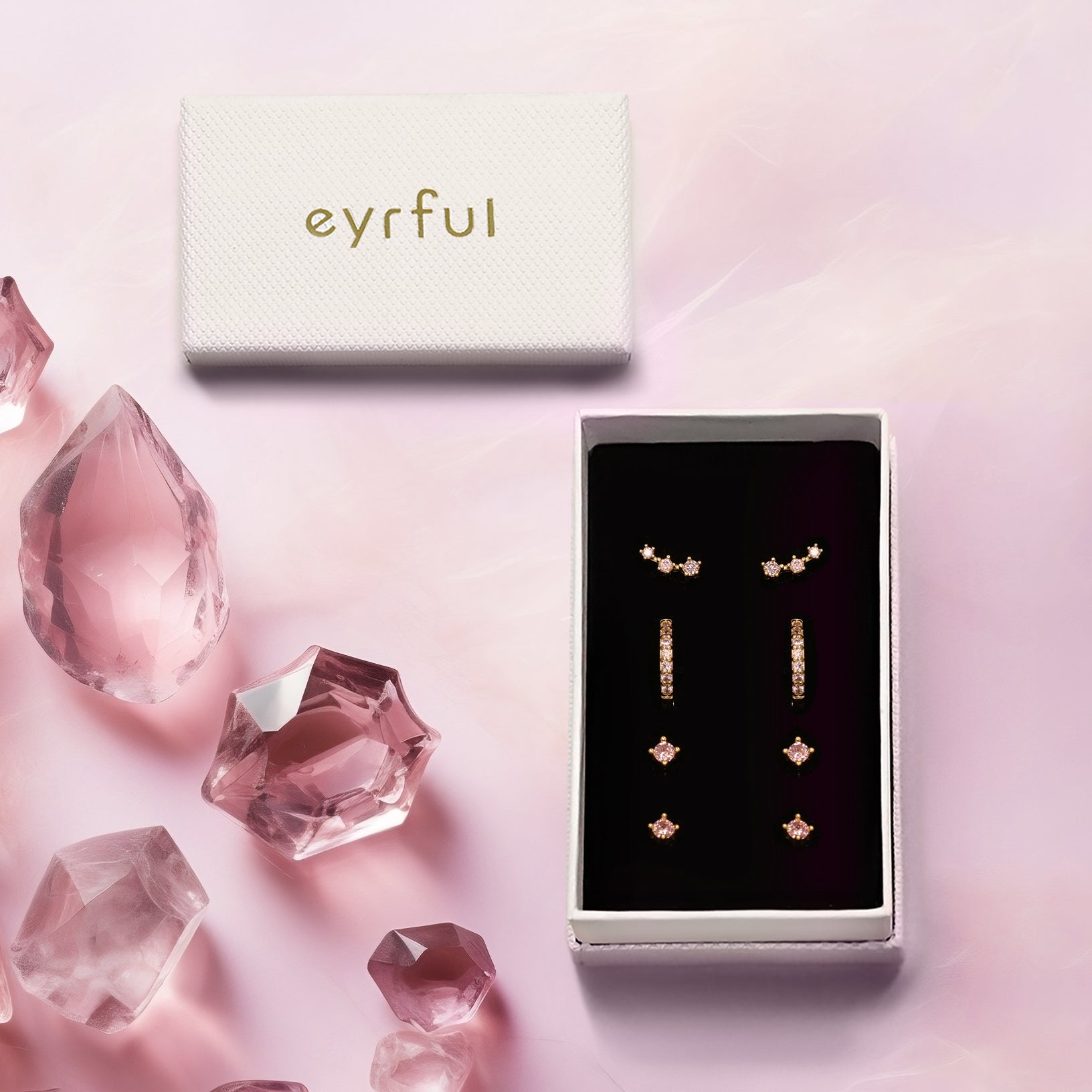 ASTRID Pink Tourmaline Set