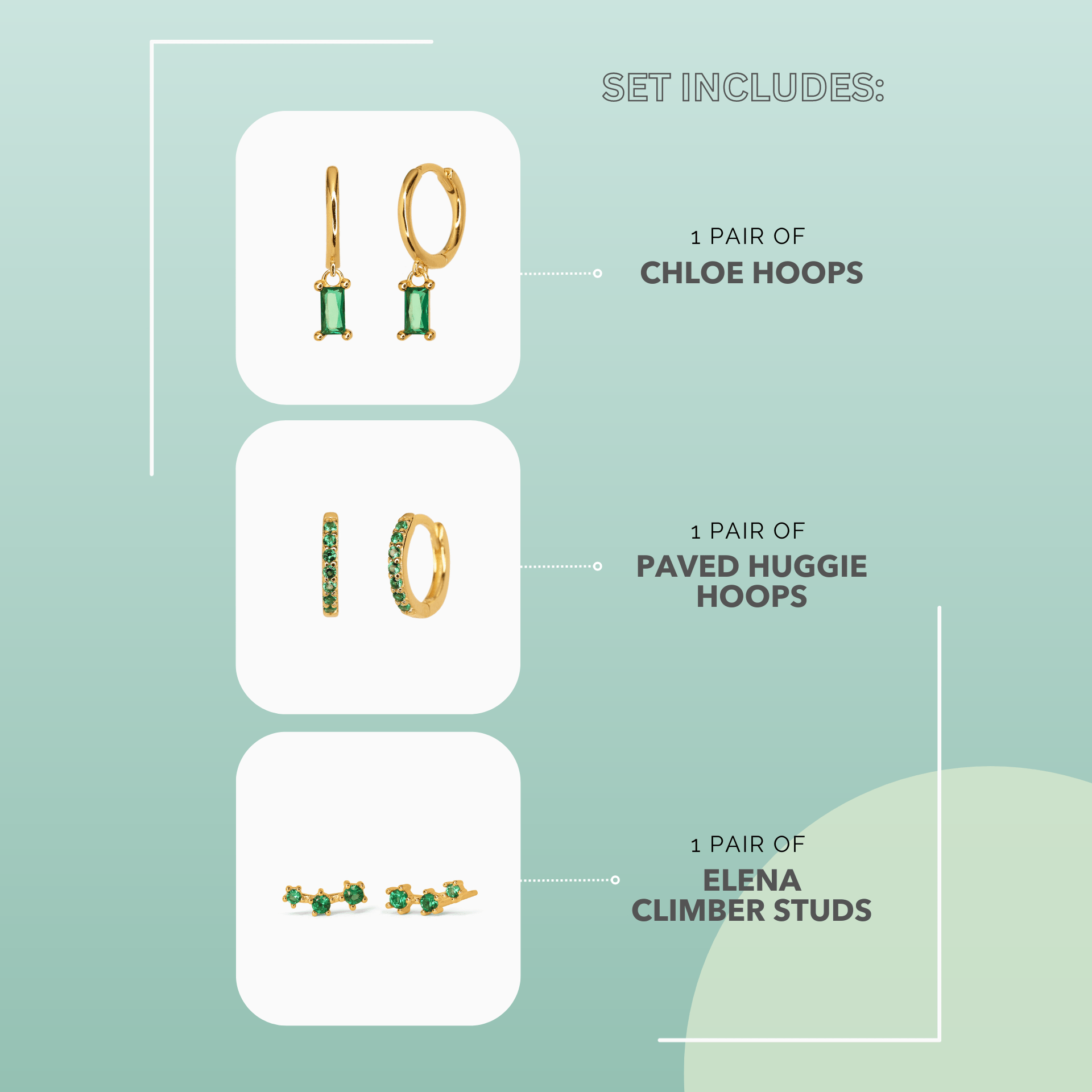 CHLOE Emerald Set