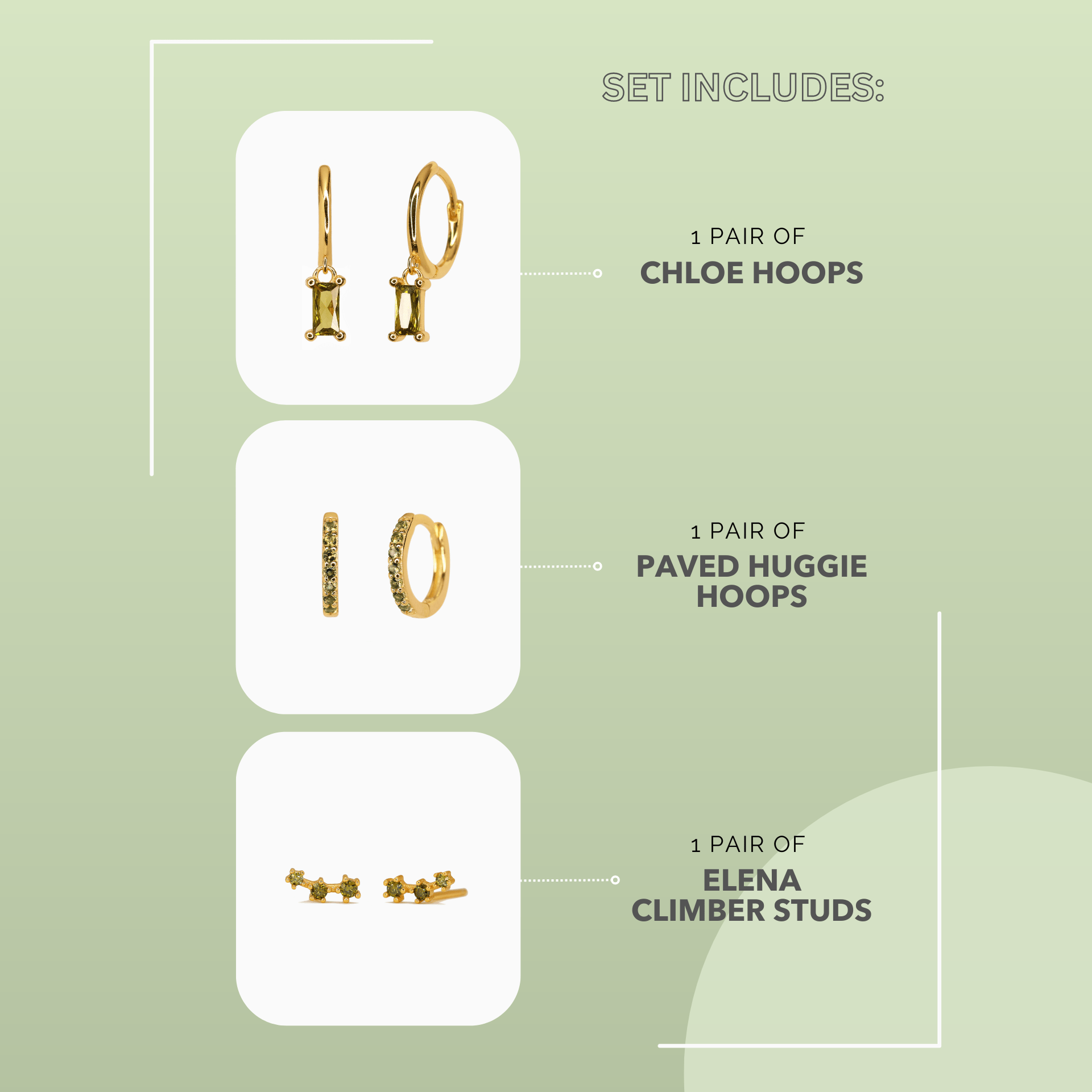 CHLOE Peridot Set