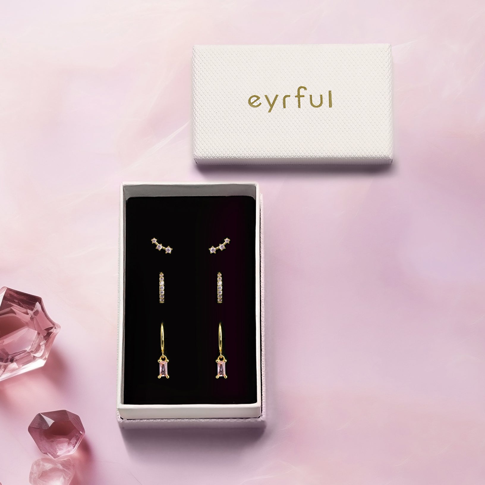 CHLOE Pink Tourmaline Set