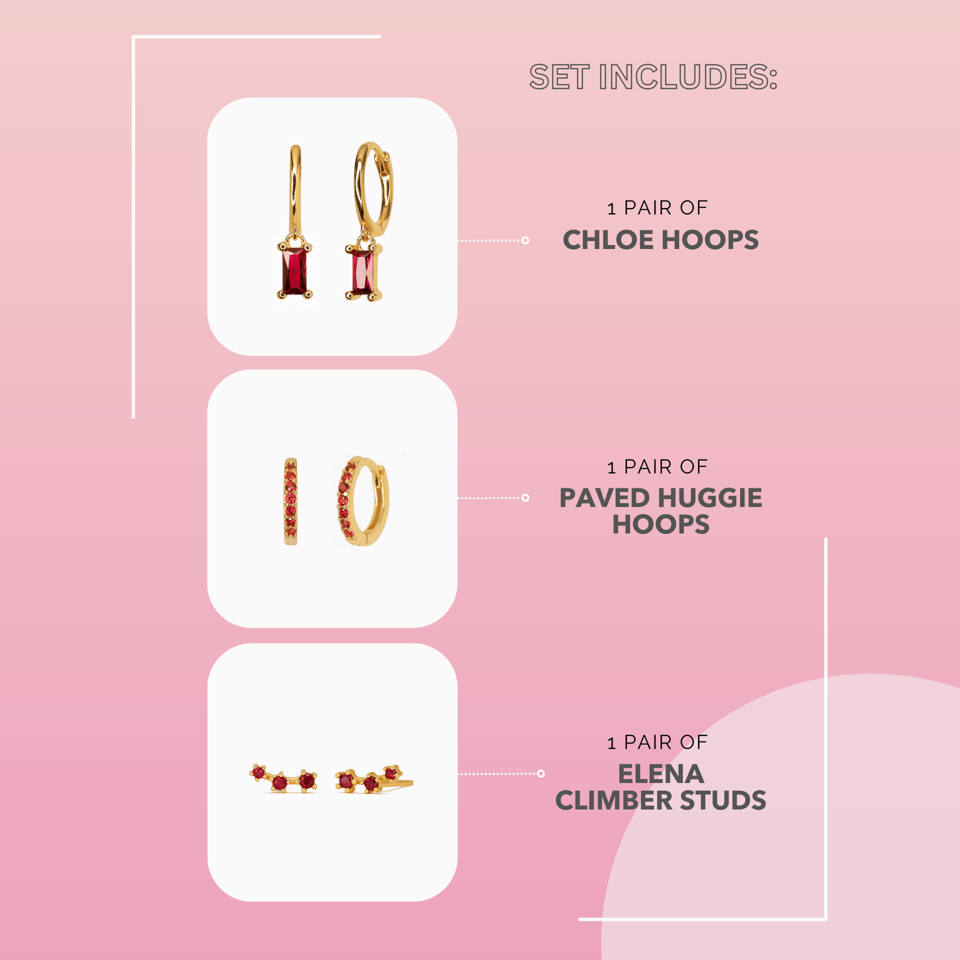 CHLOE Ruby Set