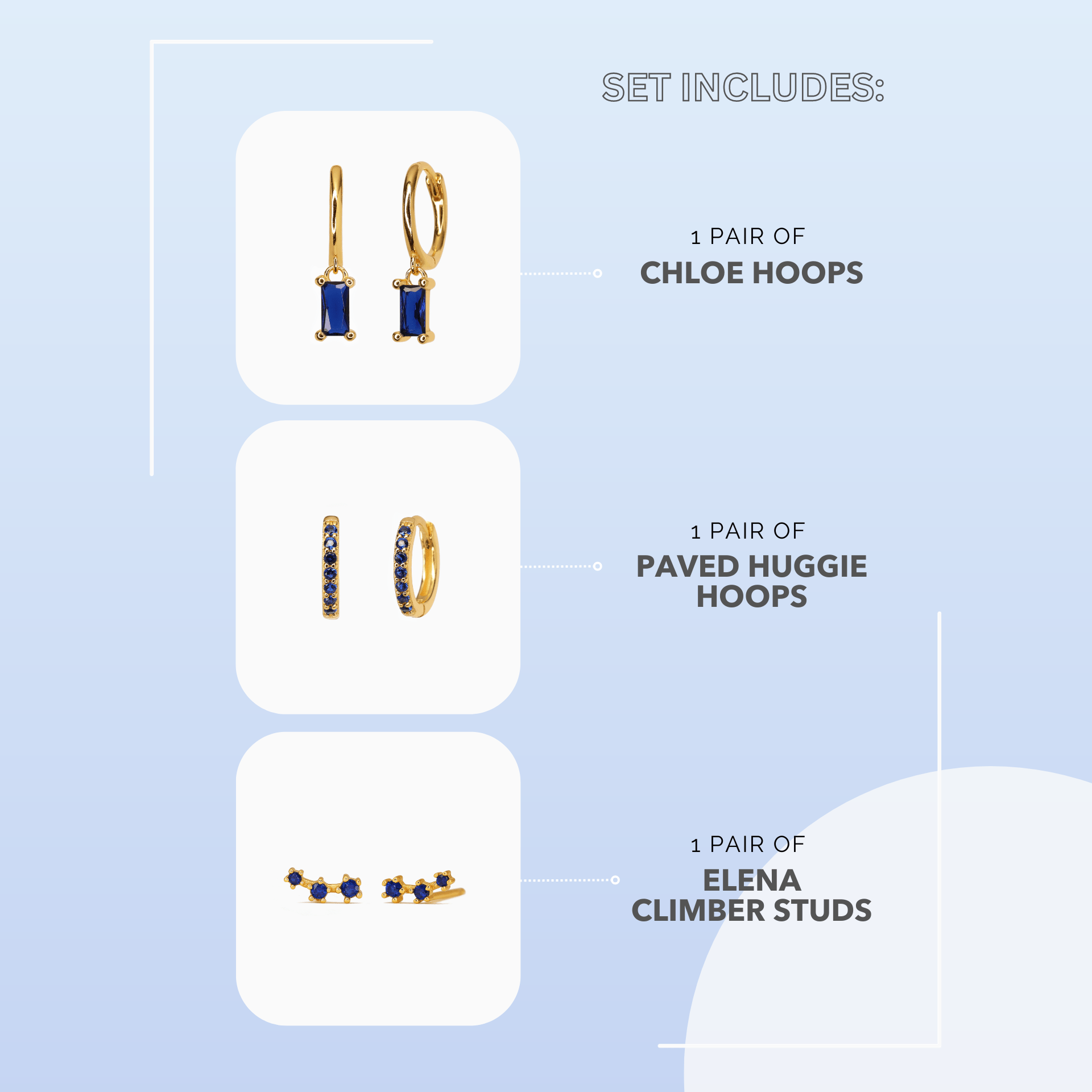 CHLOE Sapphire Set
