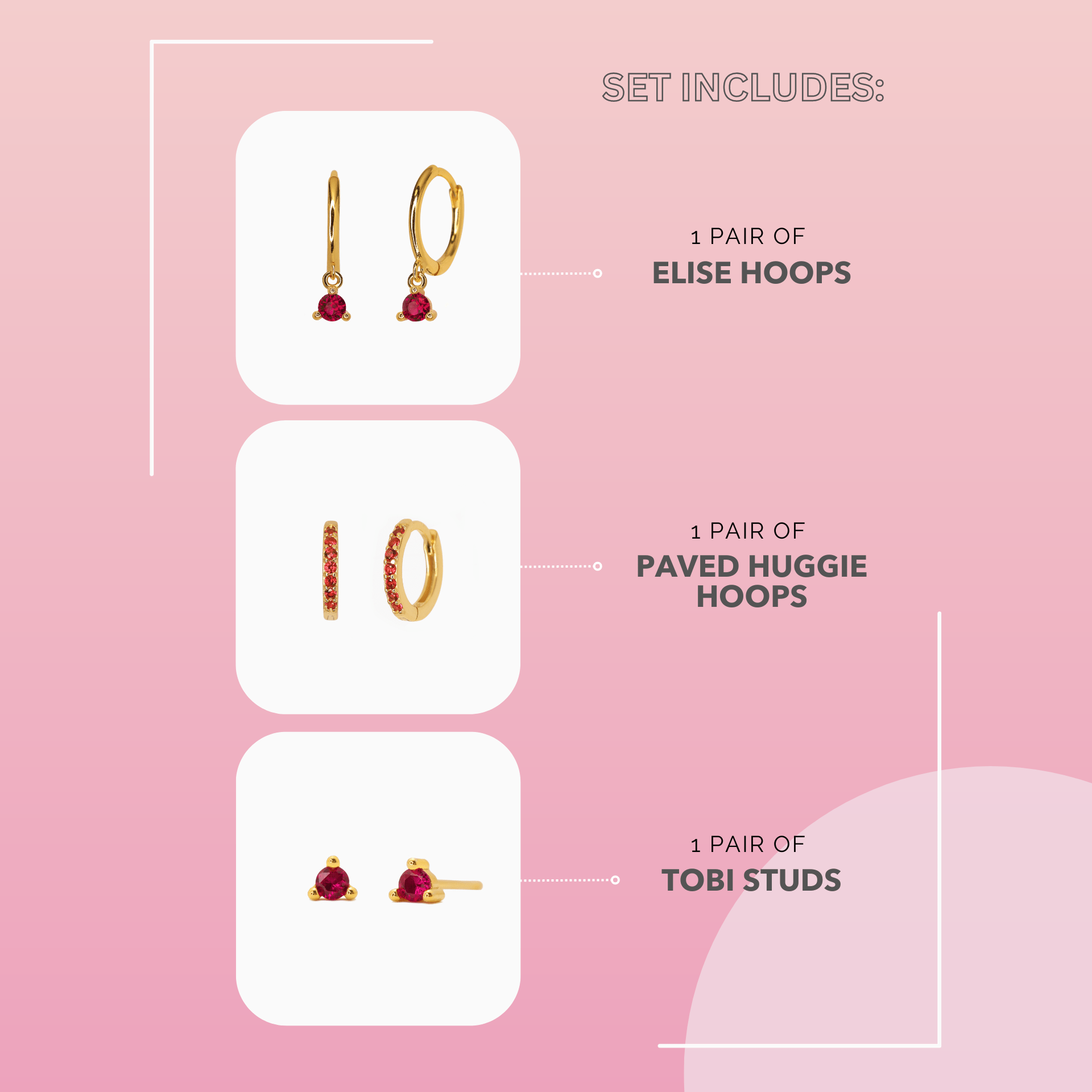 ELISE Ruby Set