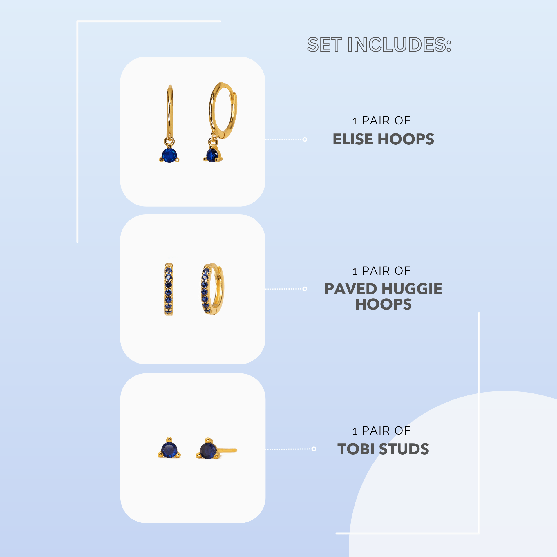 ELISE Sapphire Set