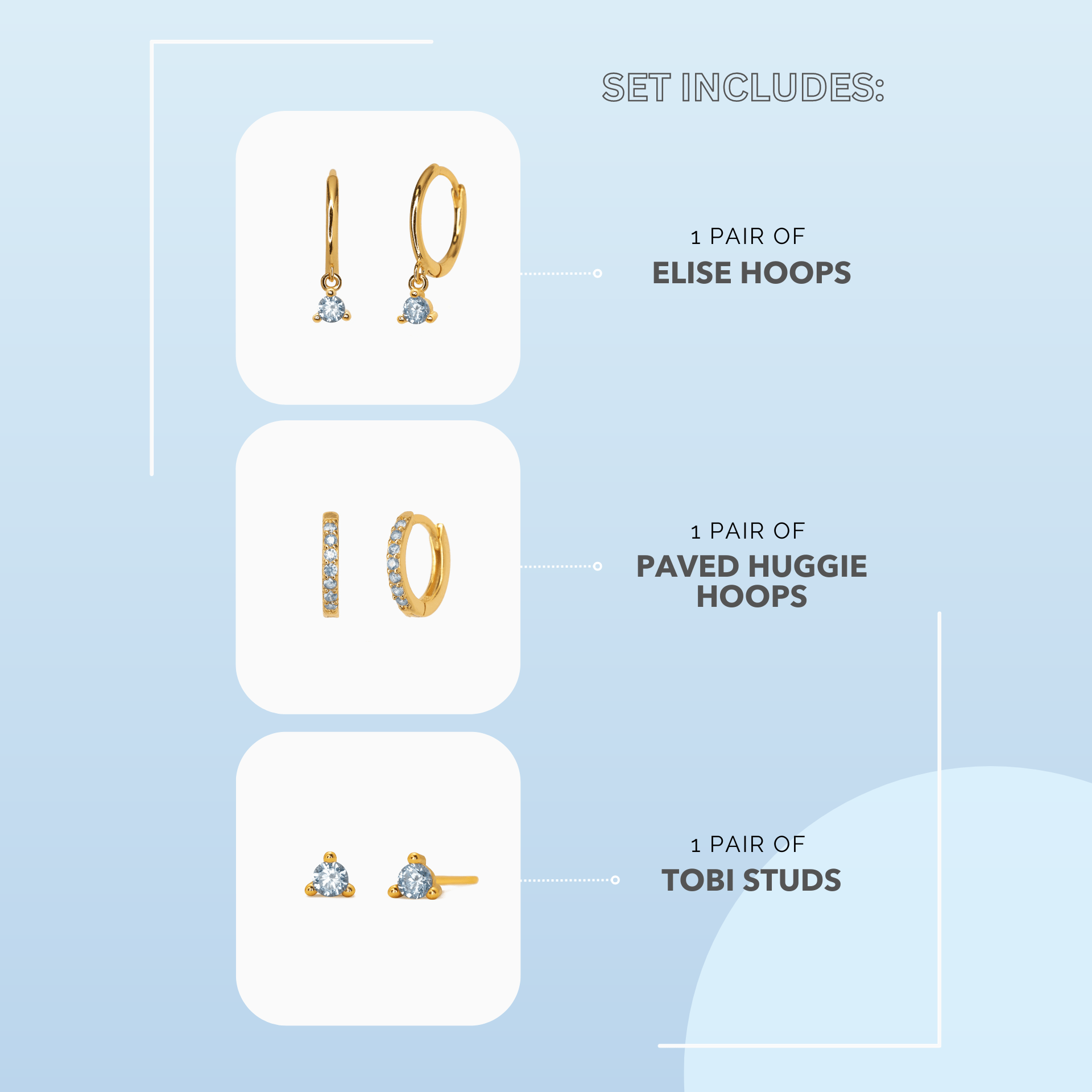 ELISE Zircon Set