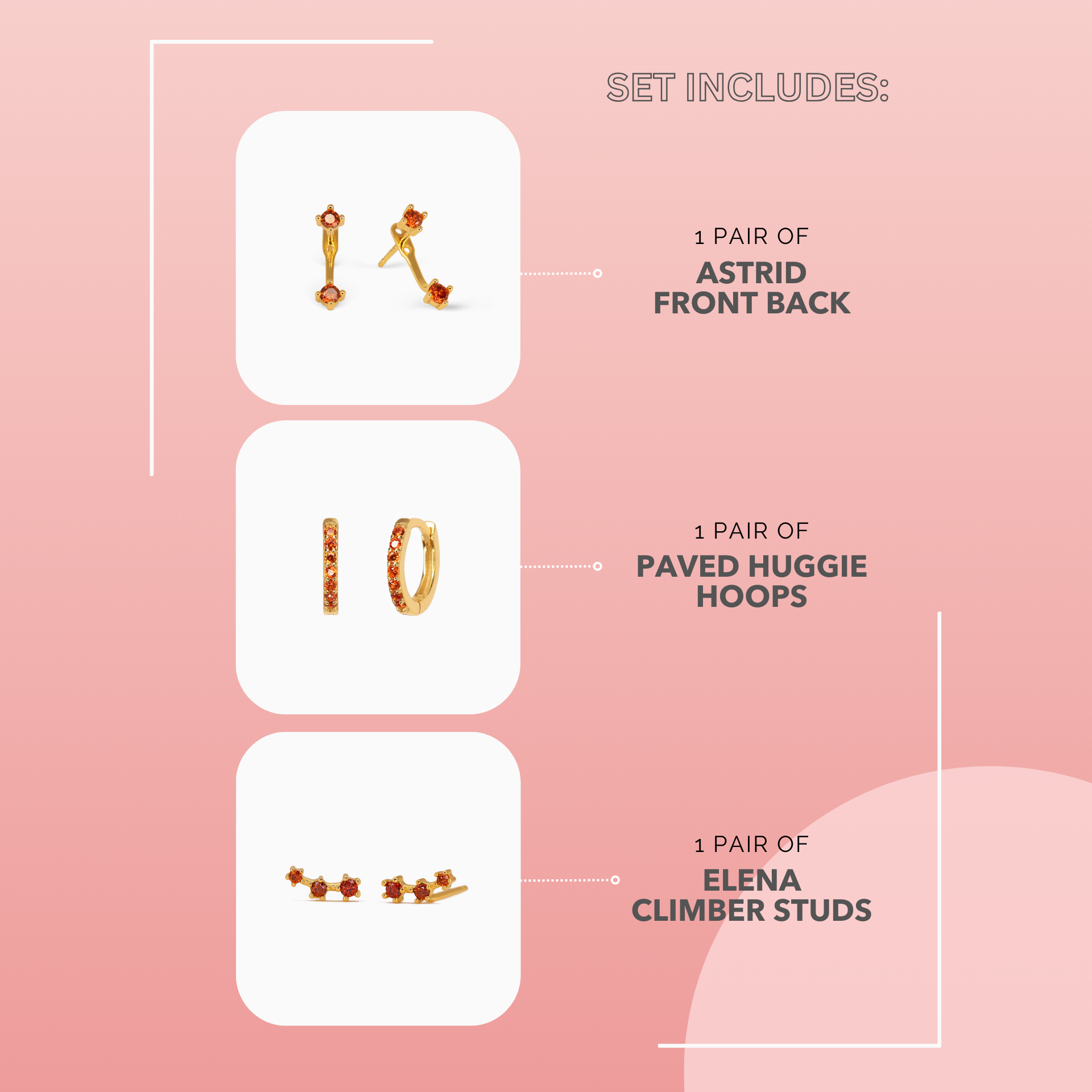 ASTRID Garnet Set