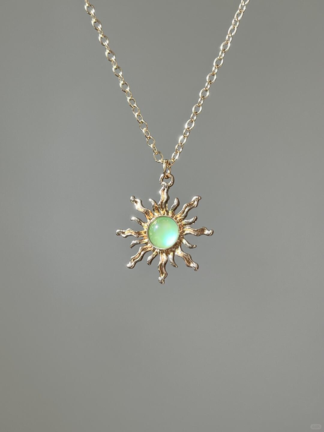 Gold Sunfire Necklace