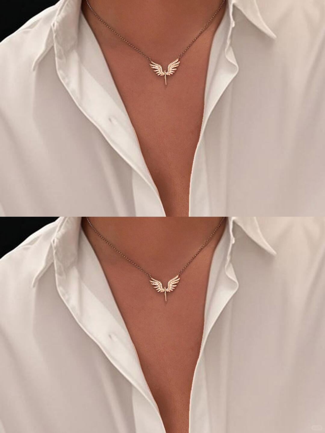 Winged Dagger Necklace