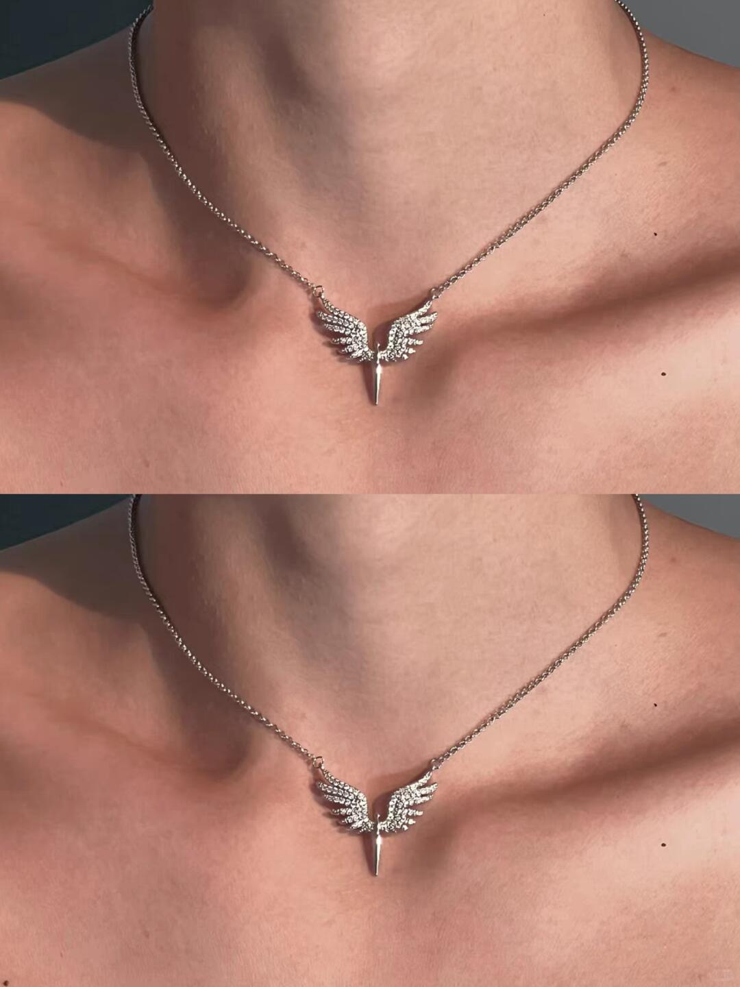 Winged Dagger Necklace